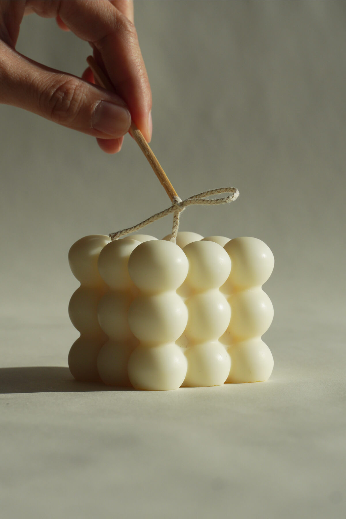 Bubble Cube Candle