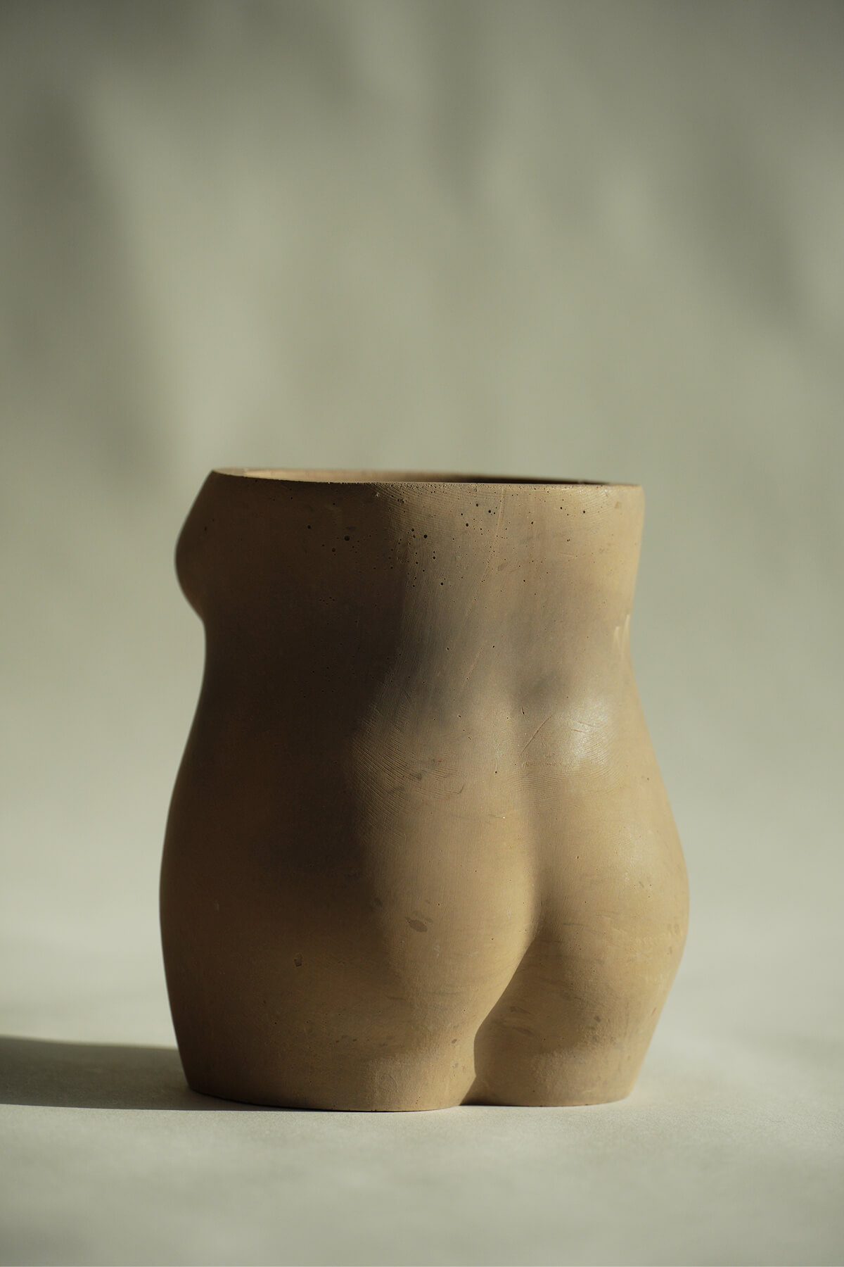 Body Figure Cement Candle