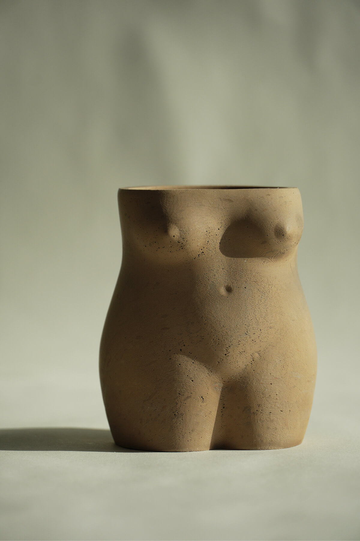 Body Figure Cement Candle