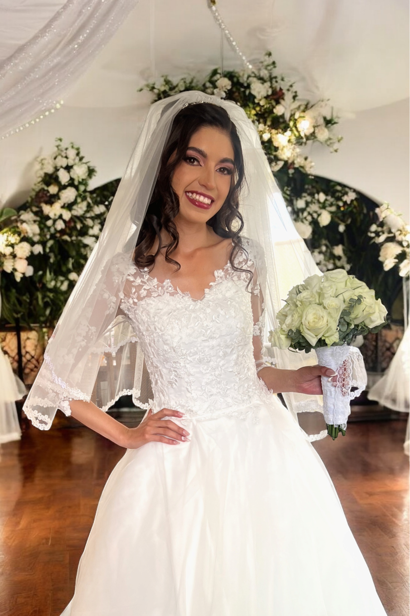 Vestido irradiacion de princesa