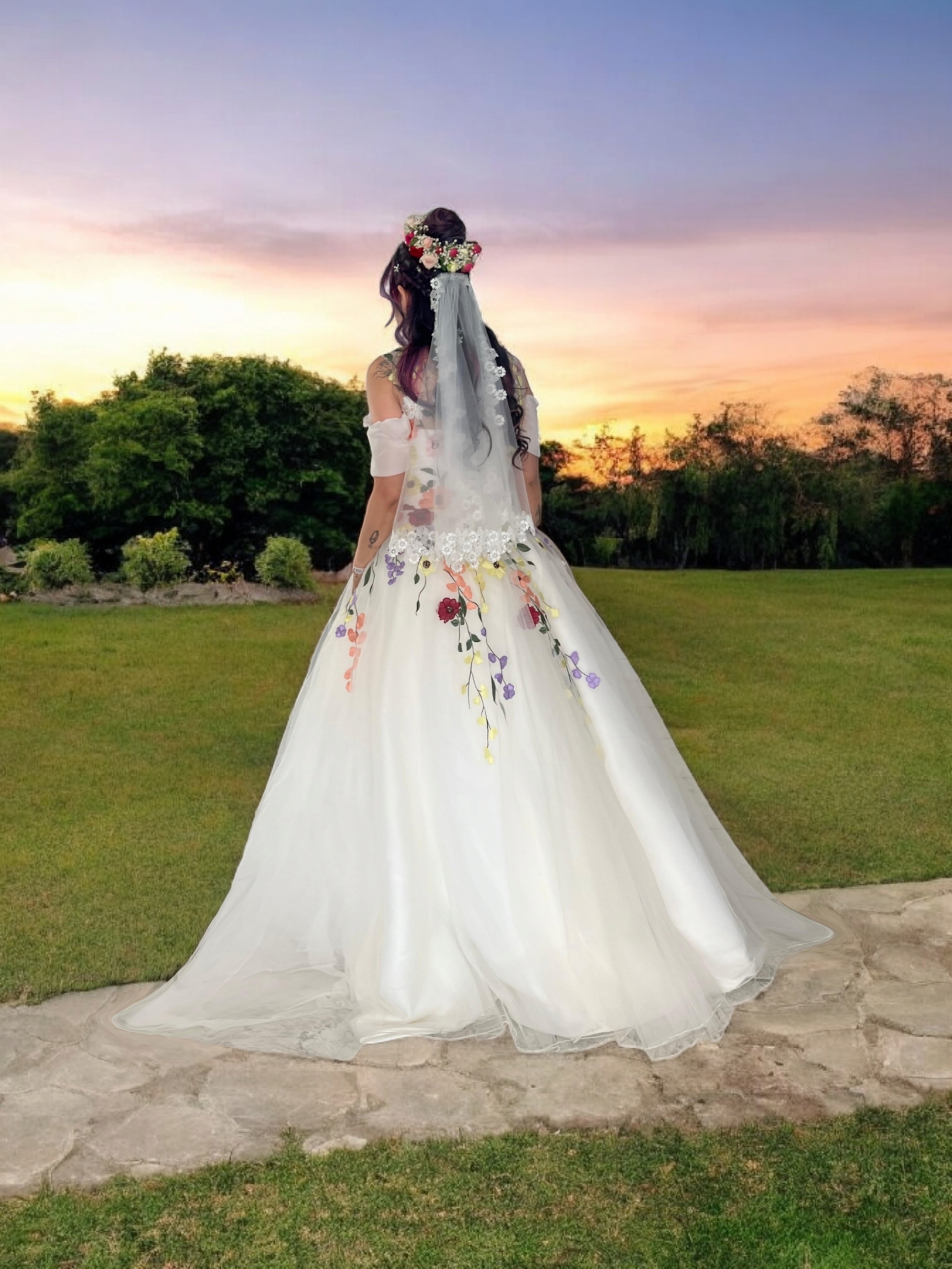 Vestido Boda en Flor