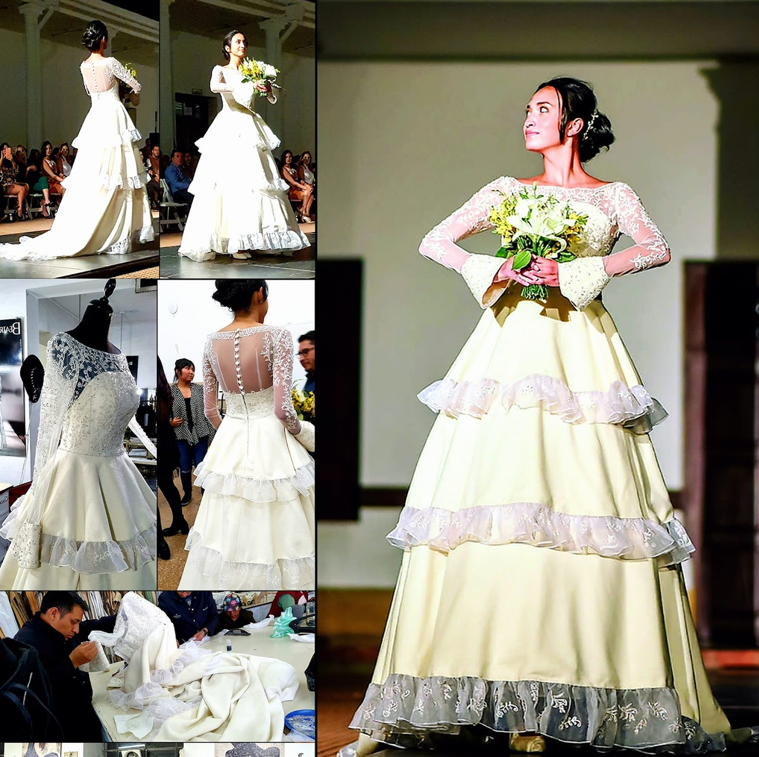 Vestido de novia alpaca