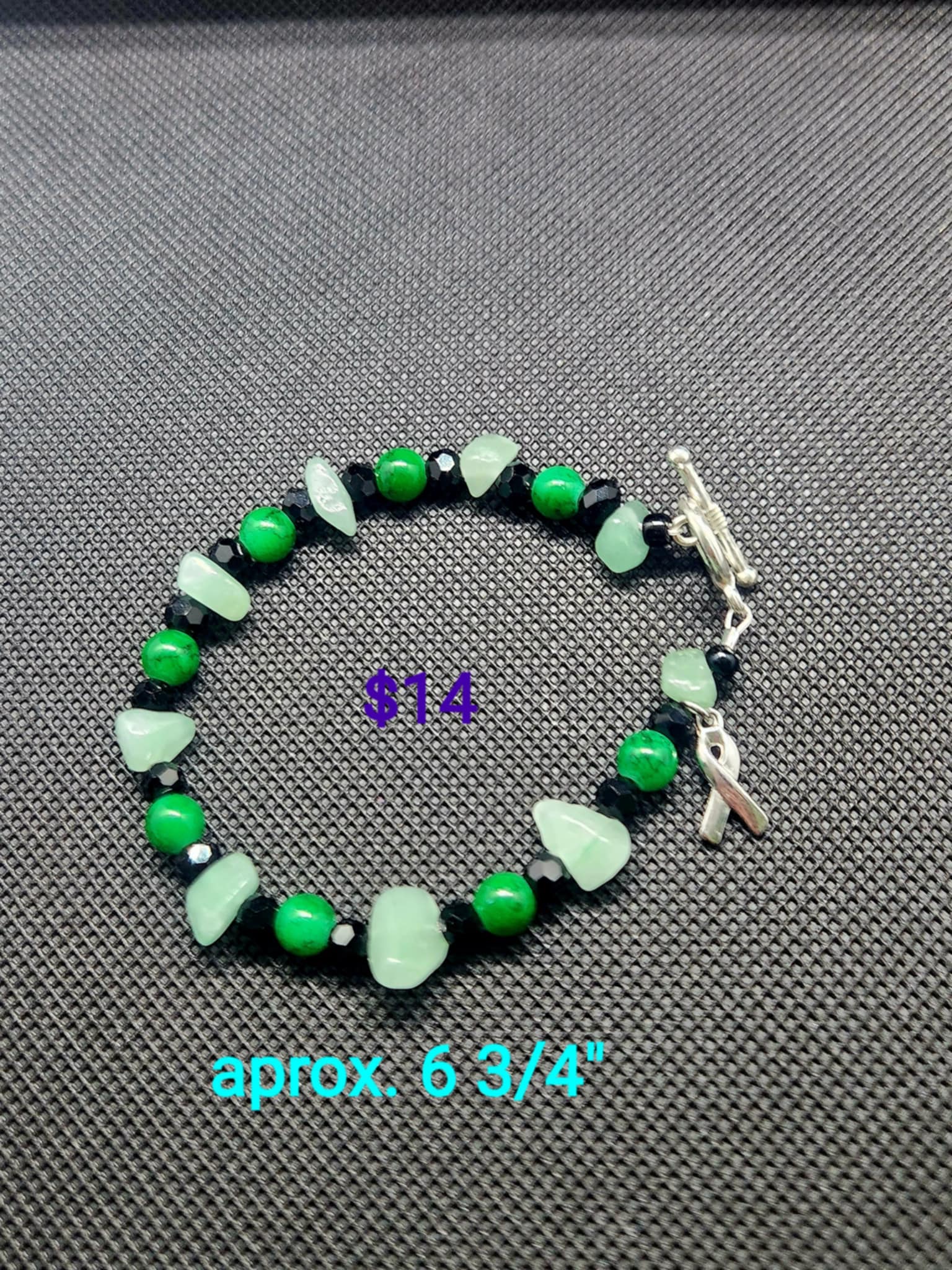 Green Beaded Bracelet