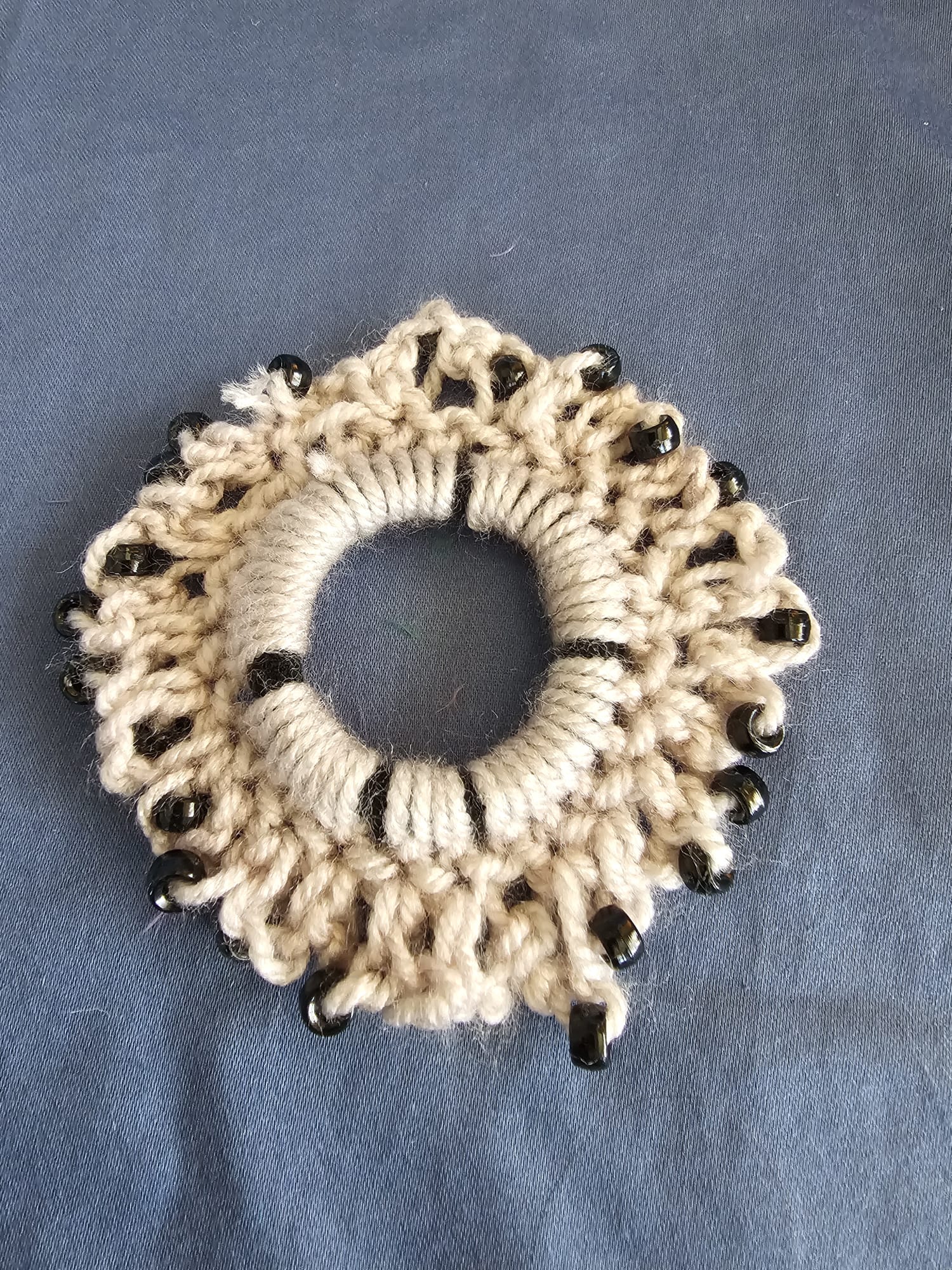 Handmade Knitted Hair Scrunchie