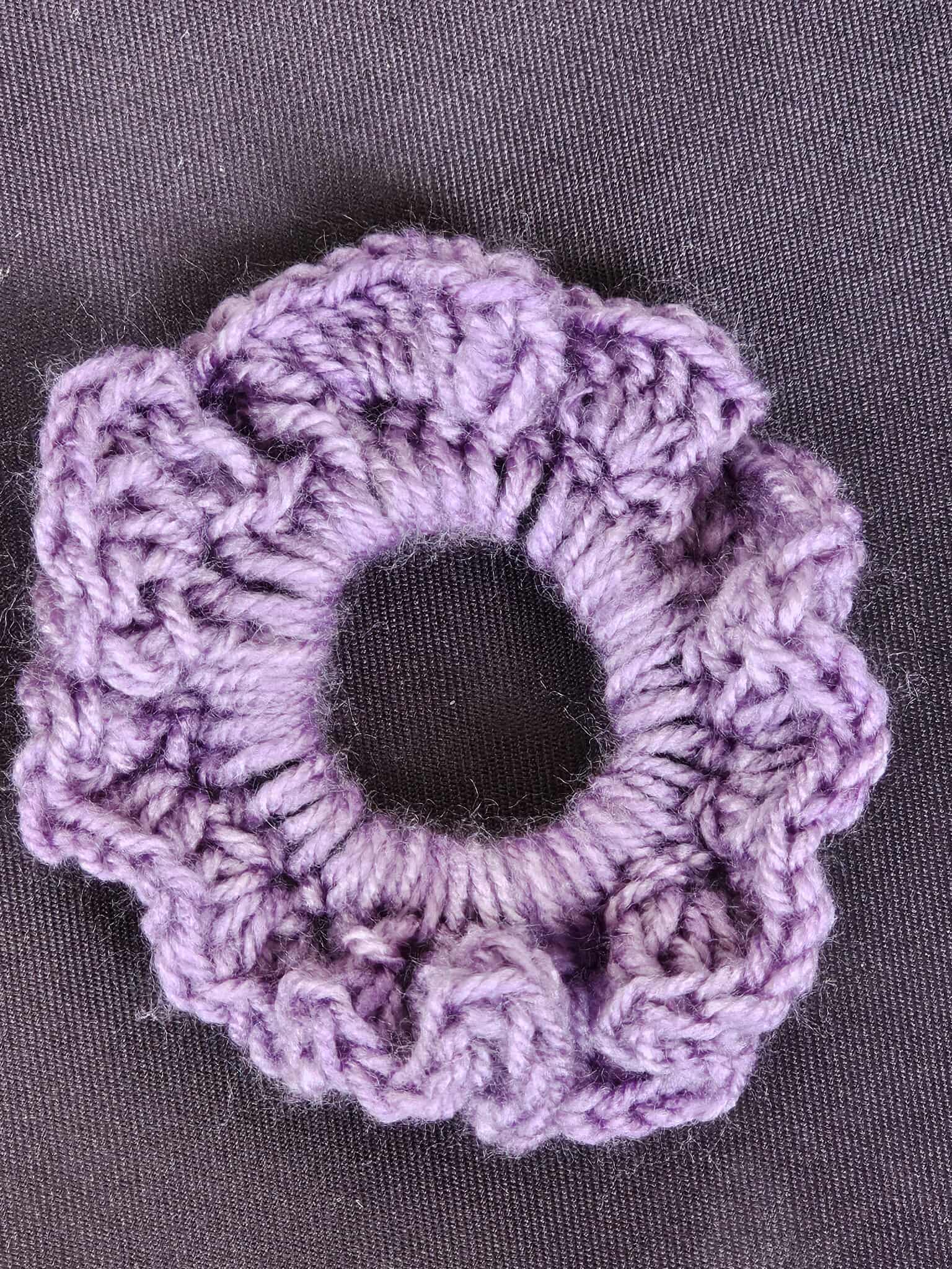 Handmade Crochet Hair Scrunchie