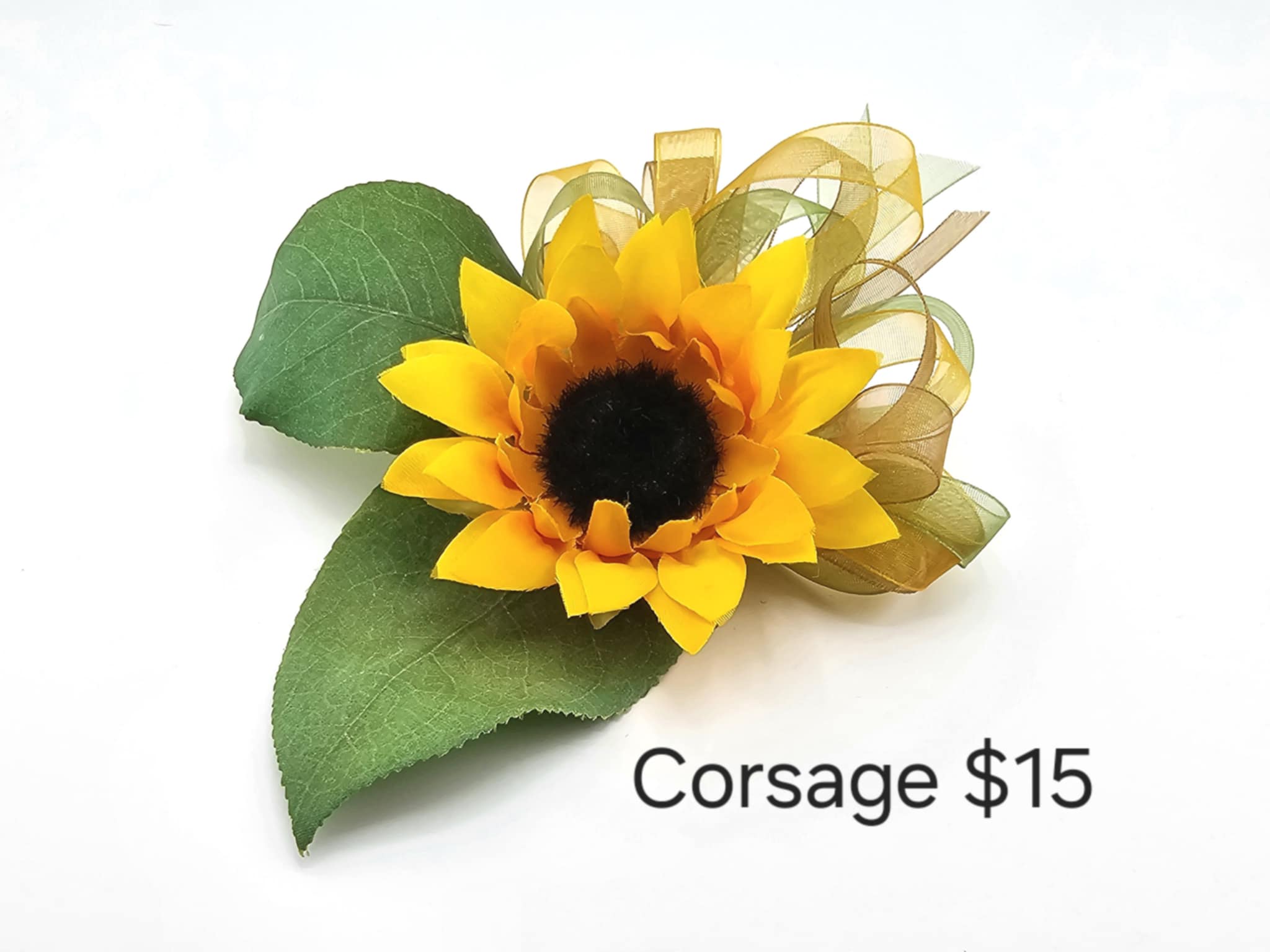 Sunflower Corsage