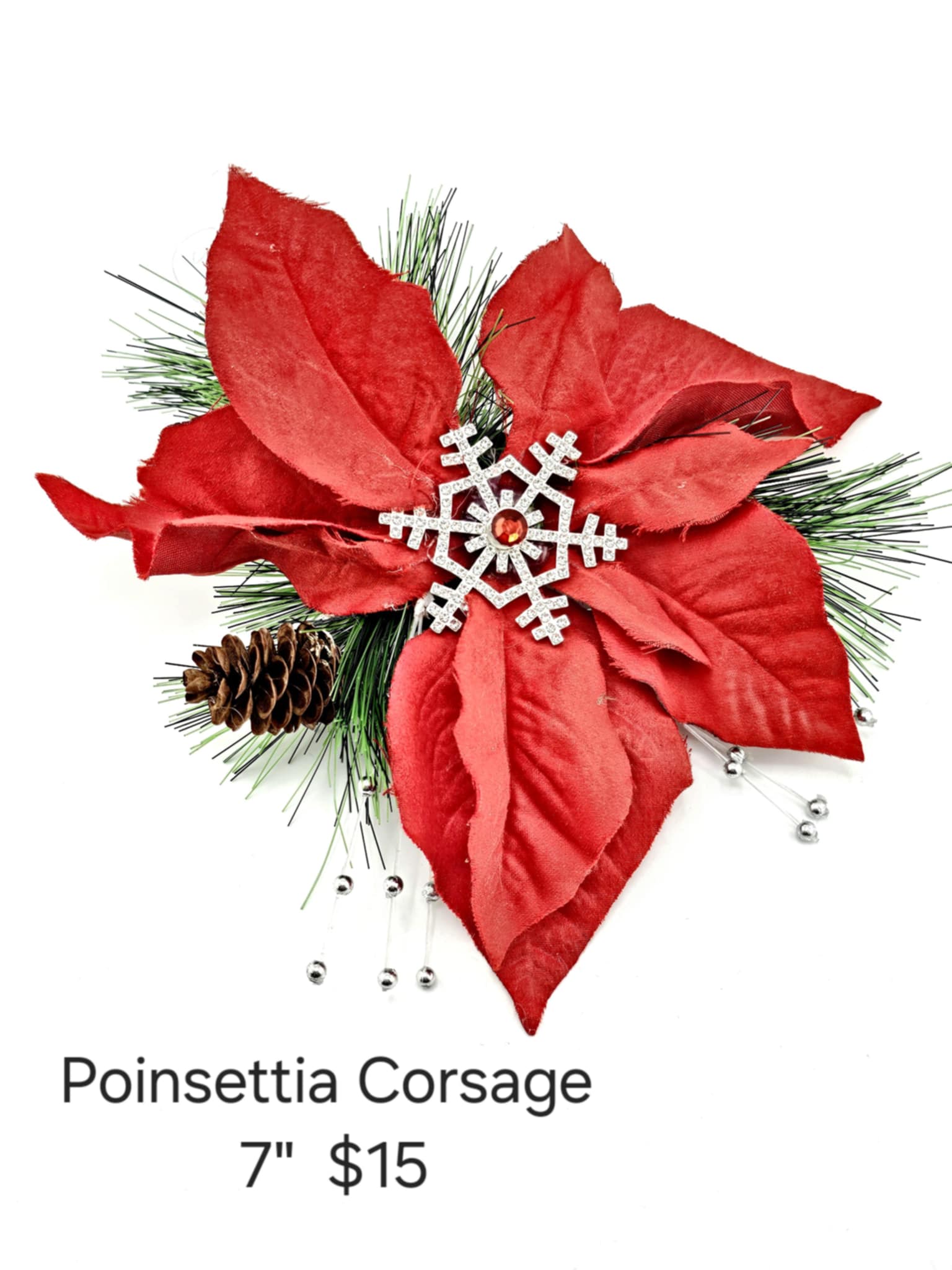 Poinsettia Corsage
