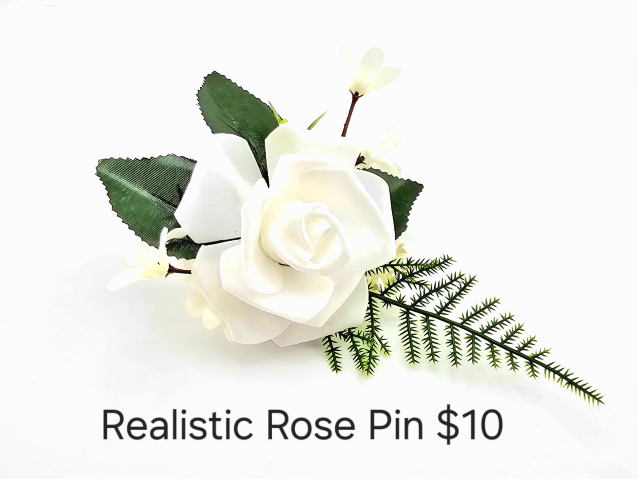 Realistic Rose Pin