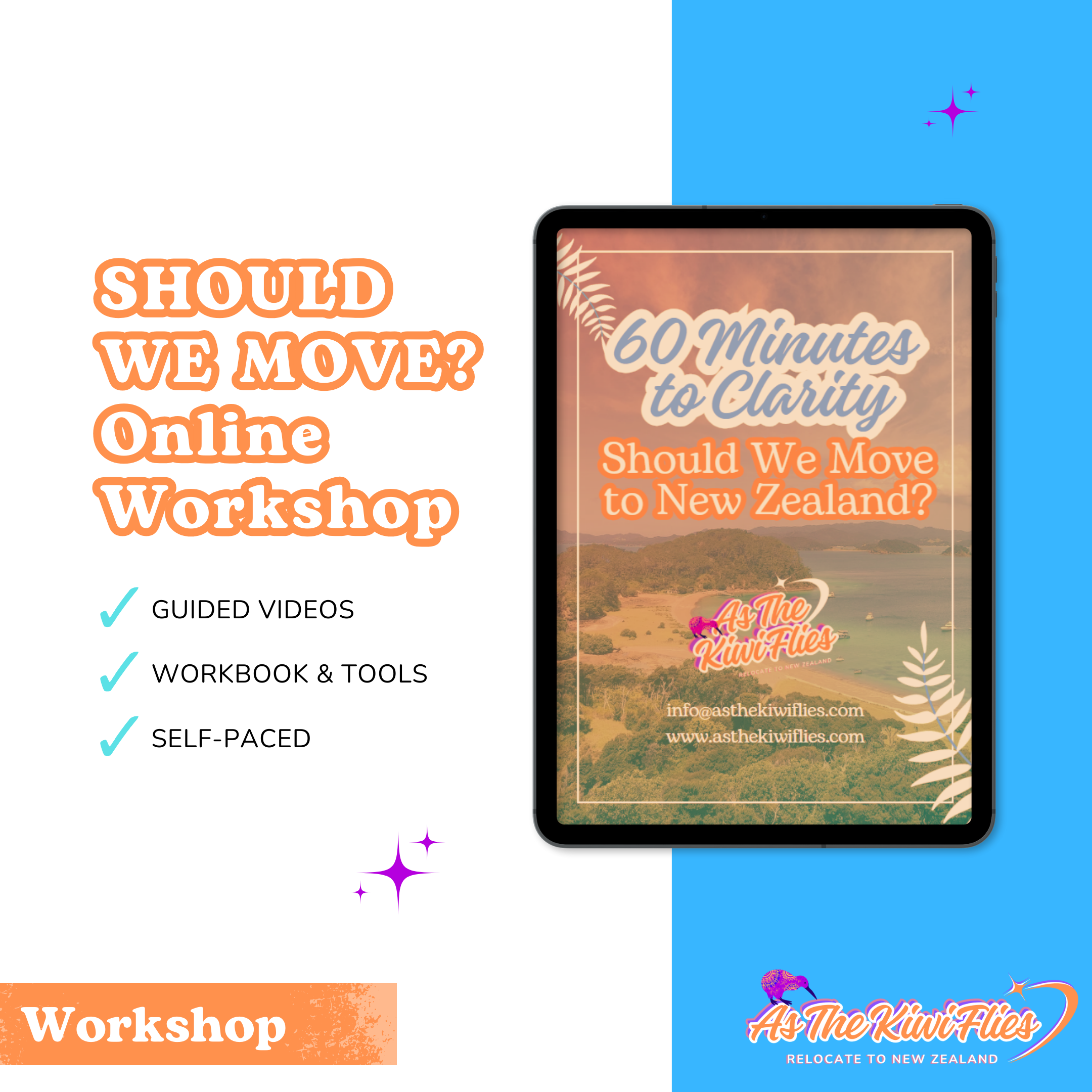 Should We Move to New Zealand? 60 mins to Clarity Workshop