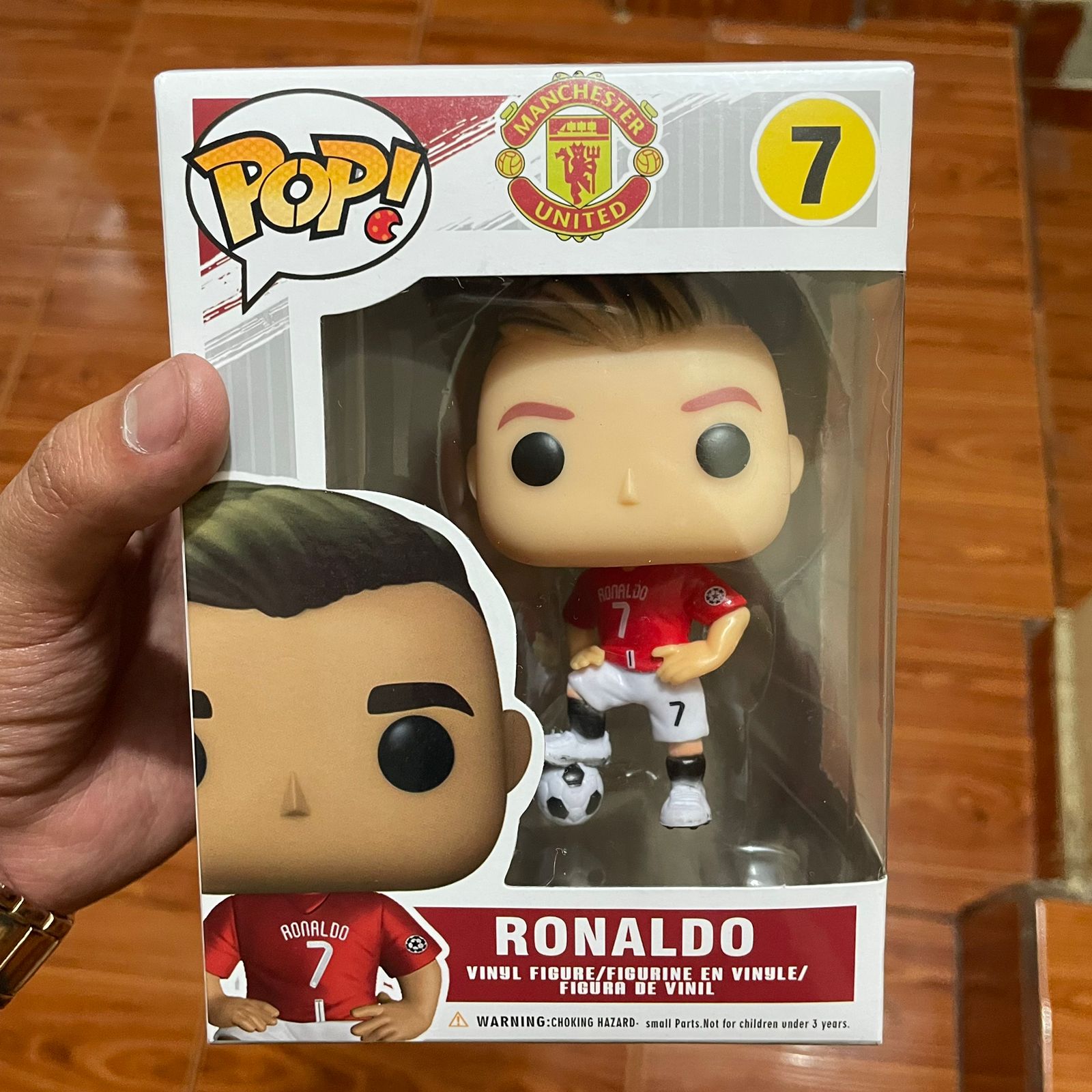Funko Pop de CR7 Manchester United 2008