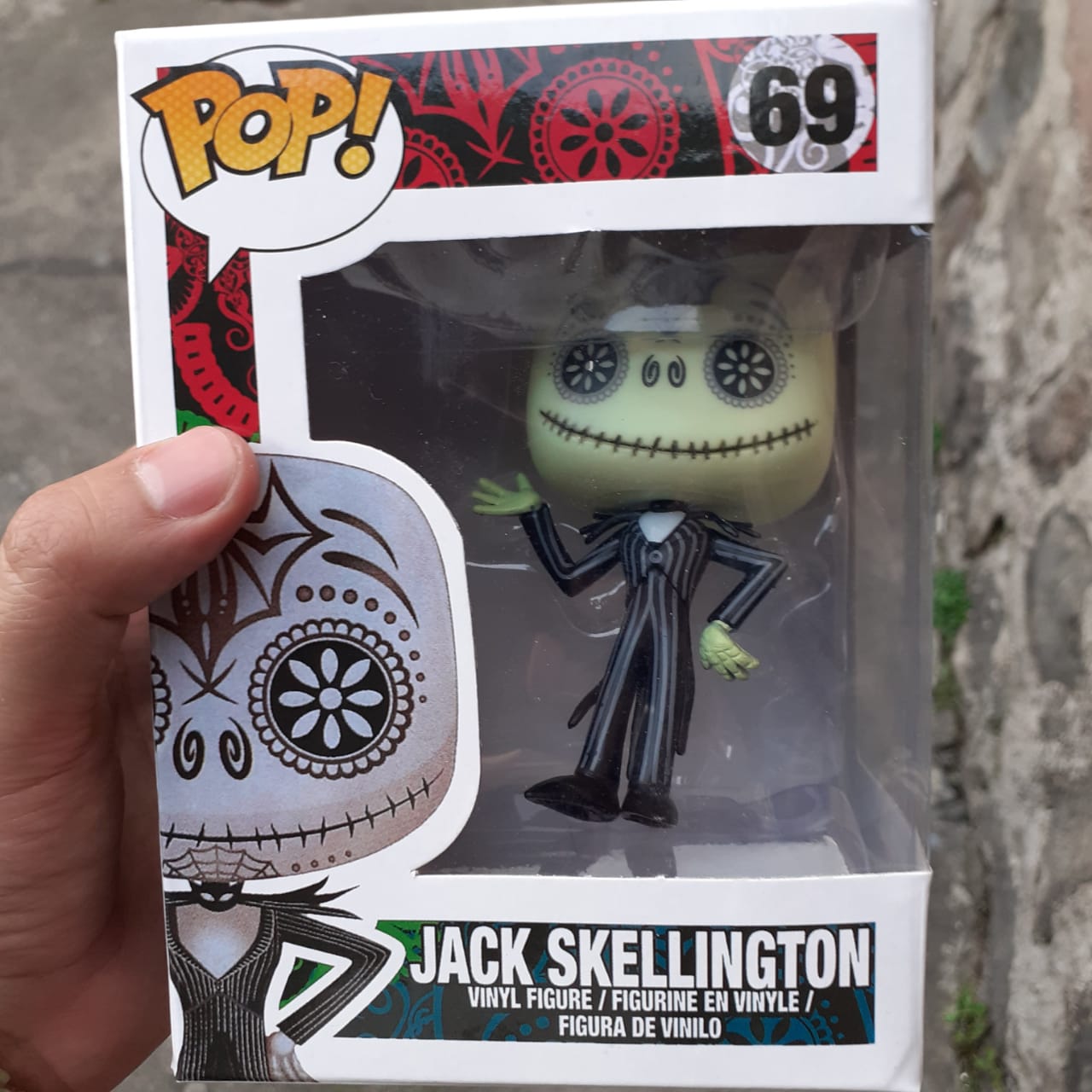 Funko Pop Jack Skellington con araña en la cabeza