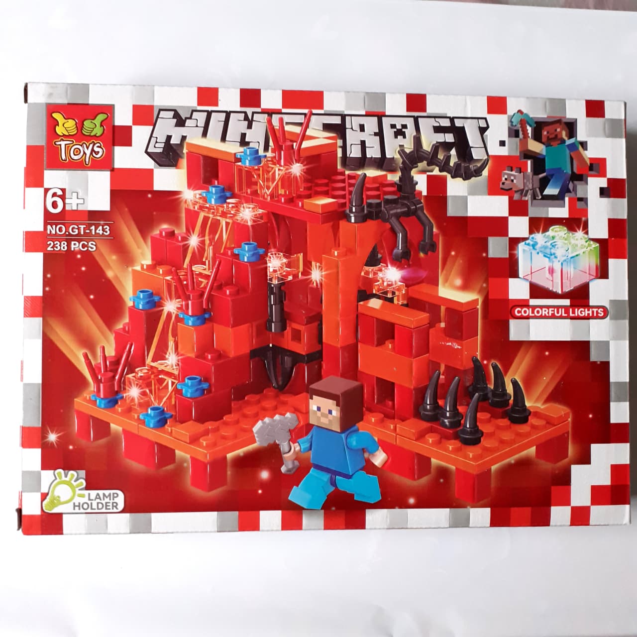 MINECRAFT TIPO LEGO 238 PIEZAS