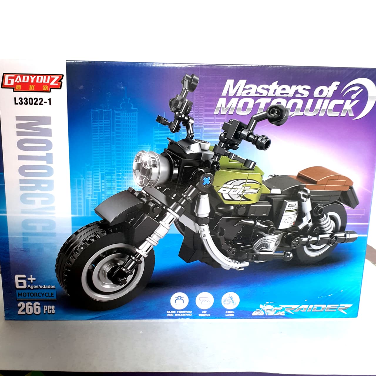 SET MOTOCICLETA 266 PIEZAS