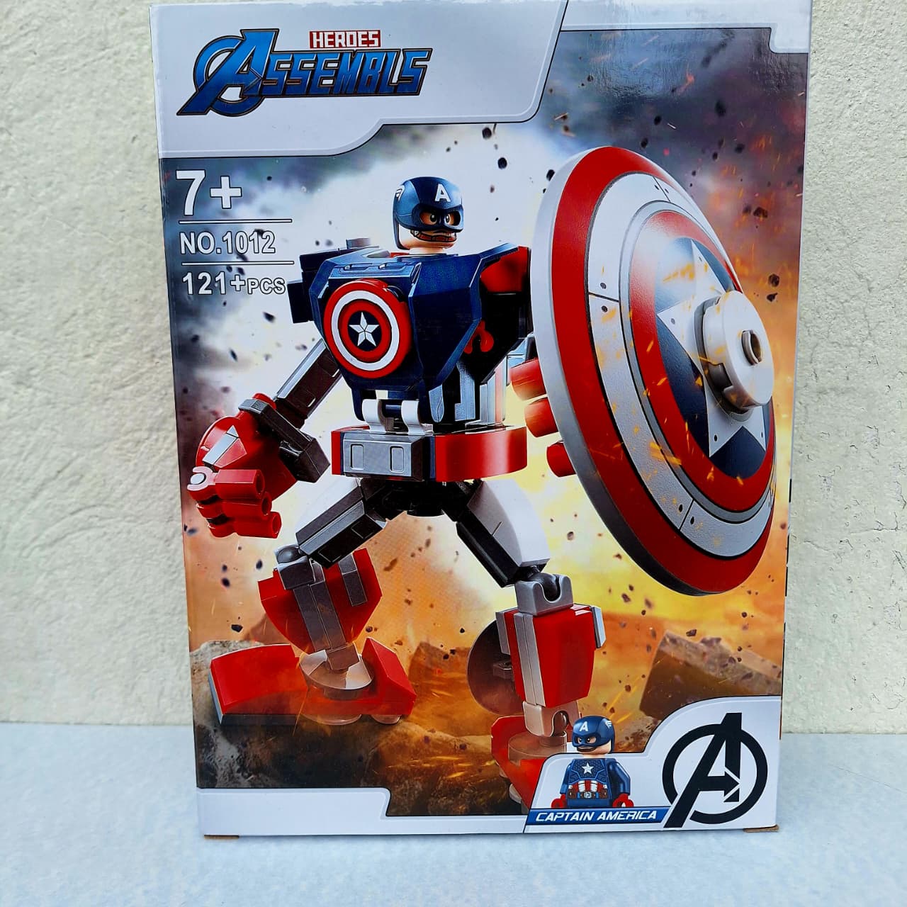 Capitán América / Figura tipo lego 