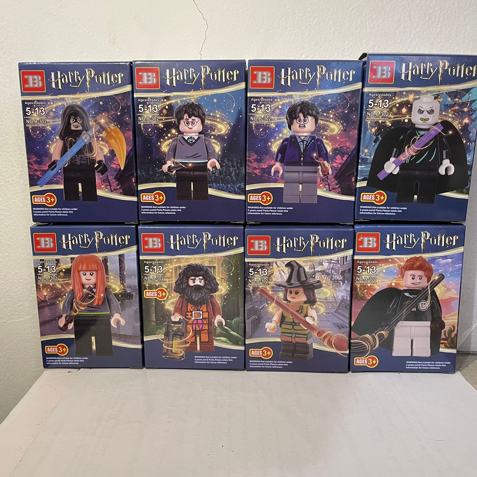 Minifiguras tipo LEGO de Harry Potter