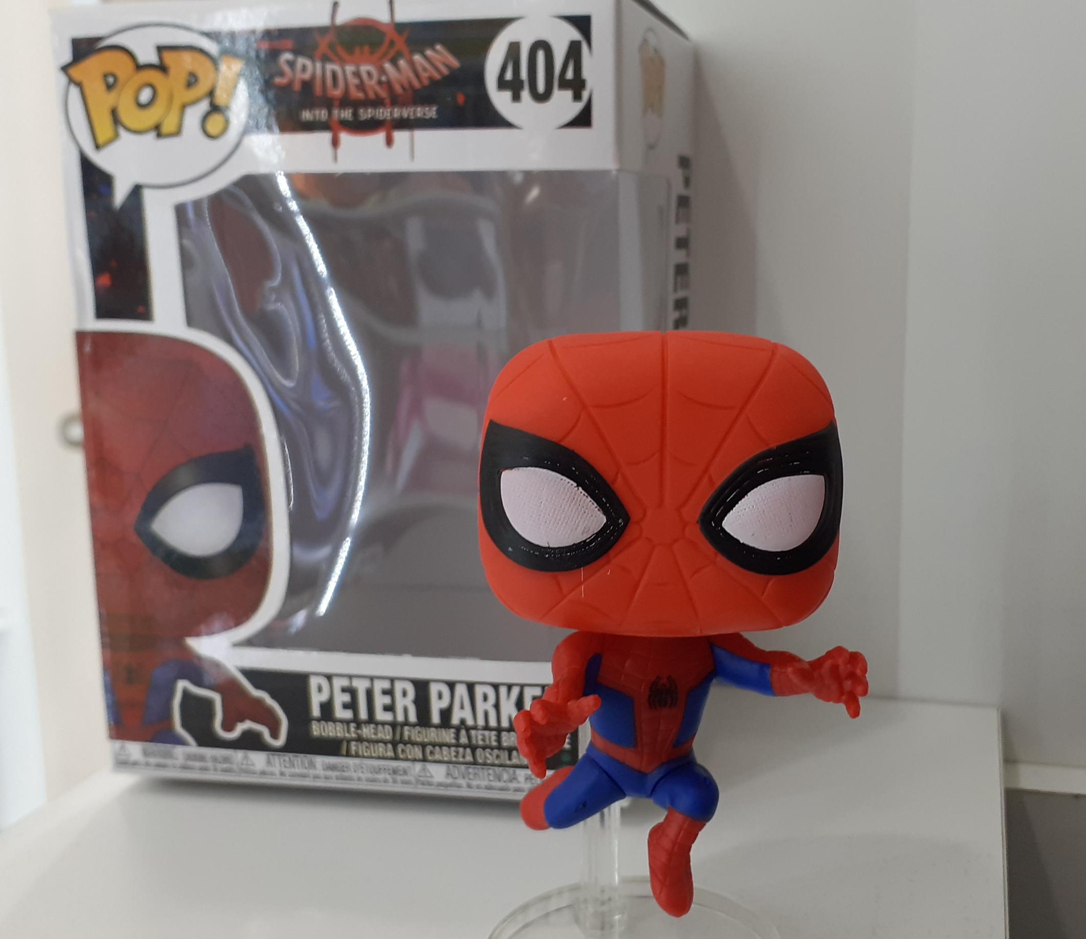 Funko Pop Spiderman con base