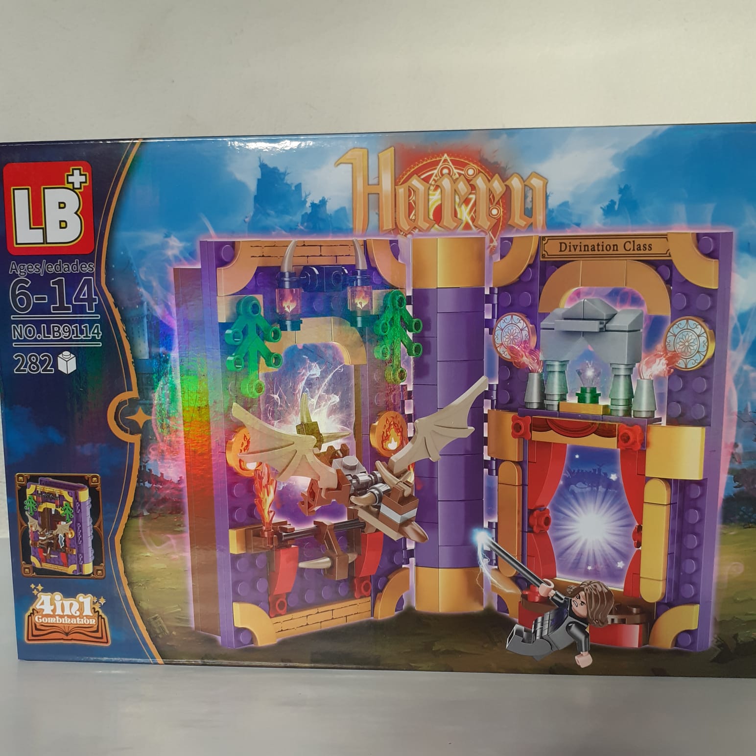 SET HARRY 282 PIEZAS MORADO