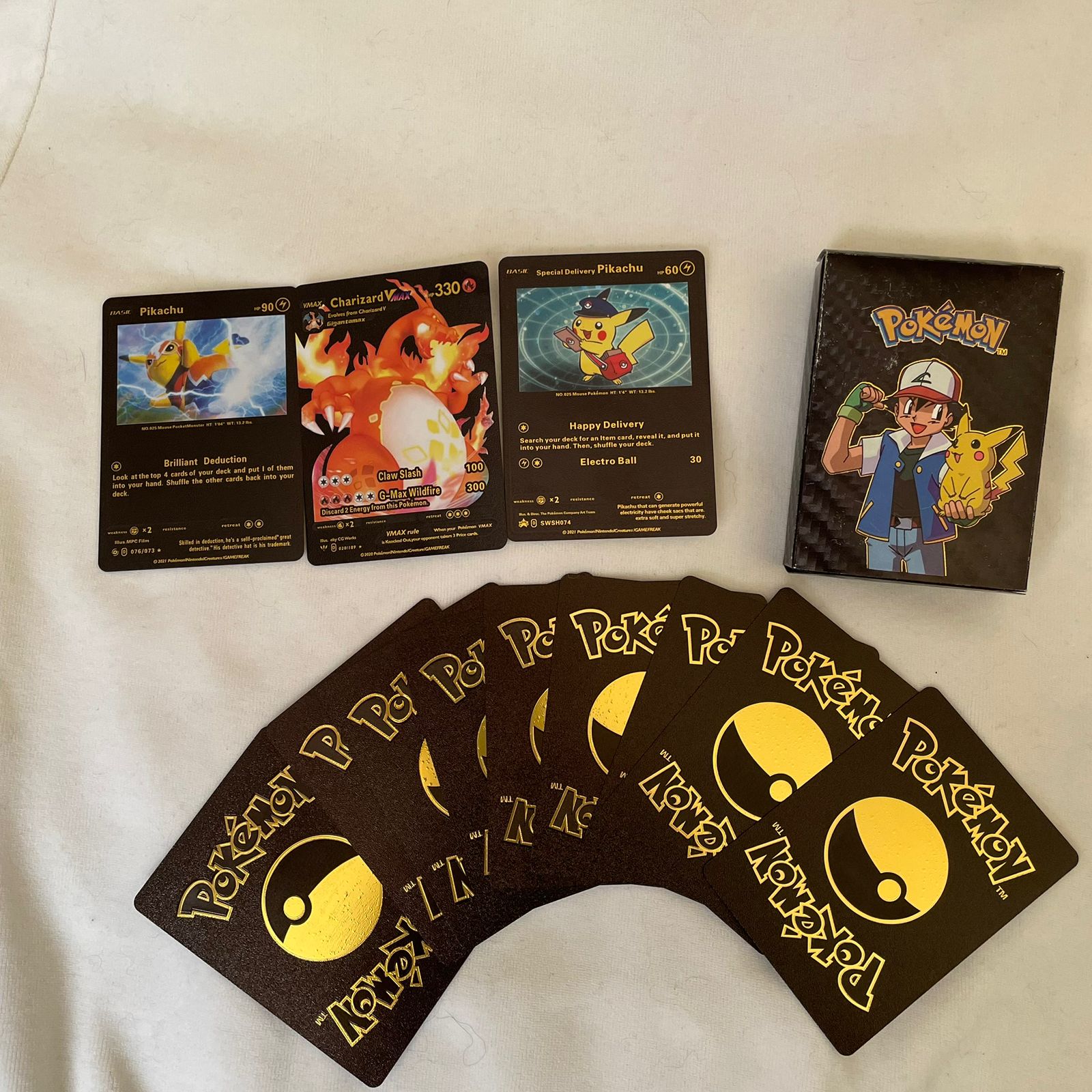 Set Cartas de Pokémon oscuras 55 tarjetas