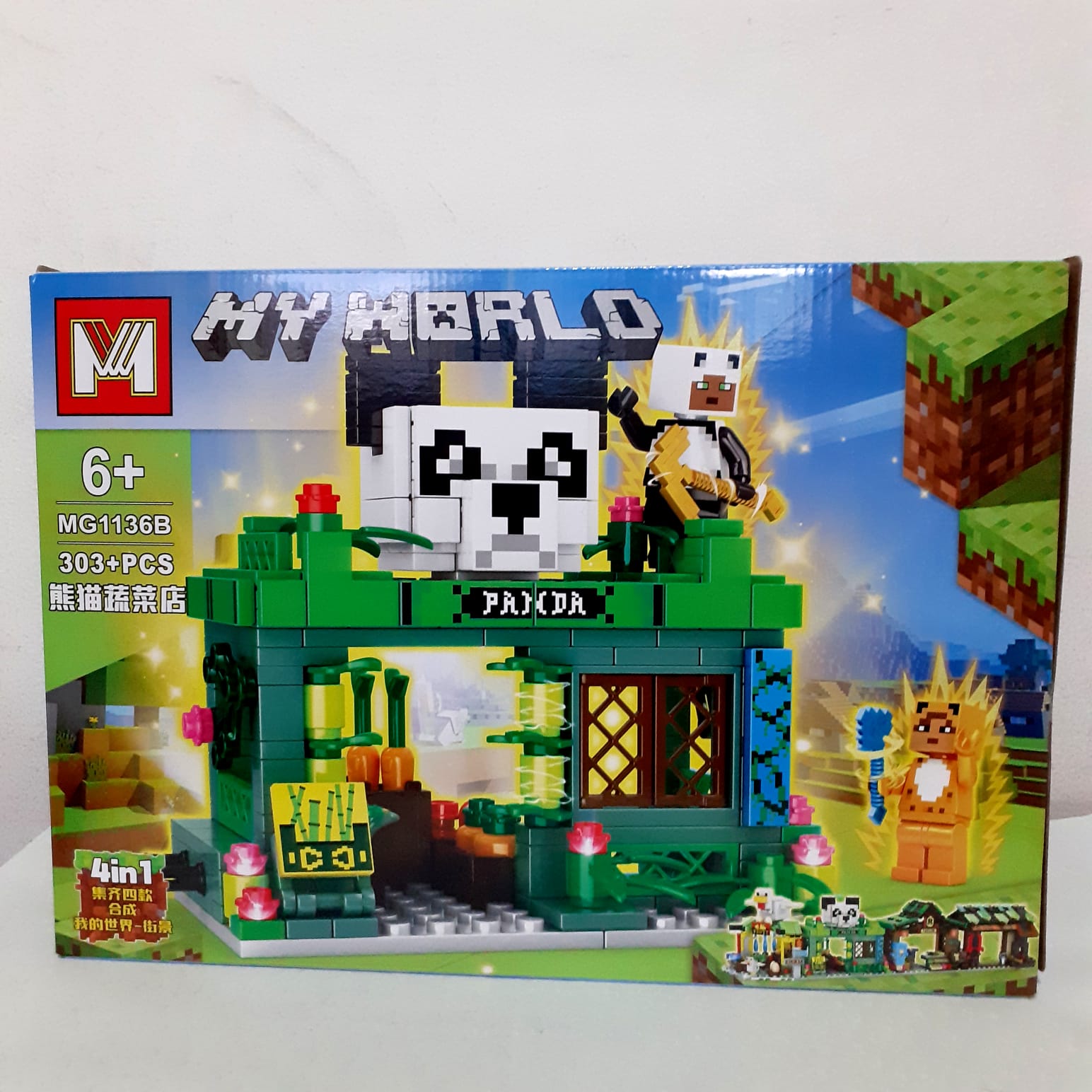 Set Minecraft Tienda Panda - 303 Piezas