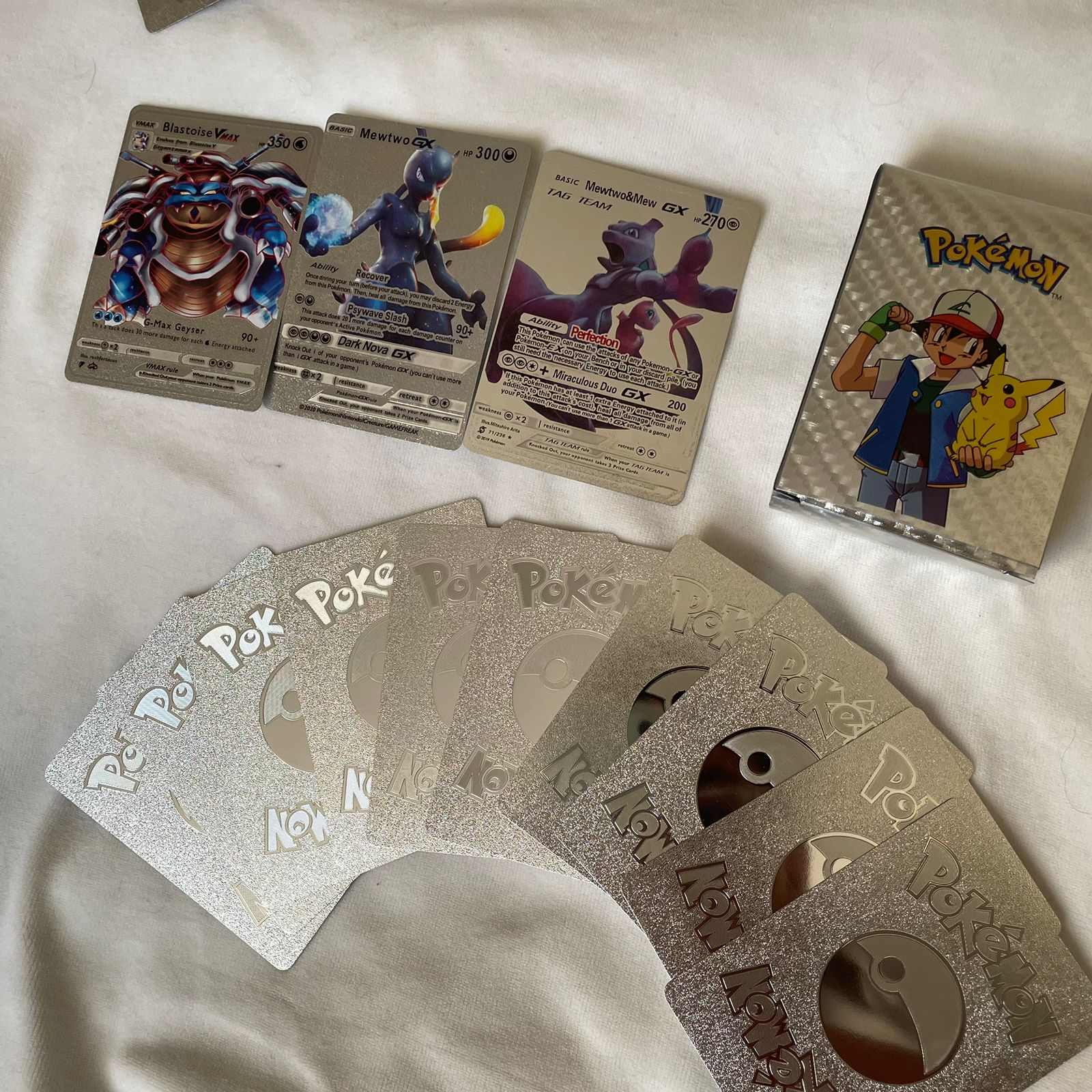 Cartas Plateadas de Pokémon