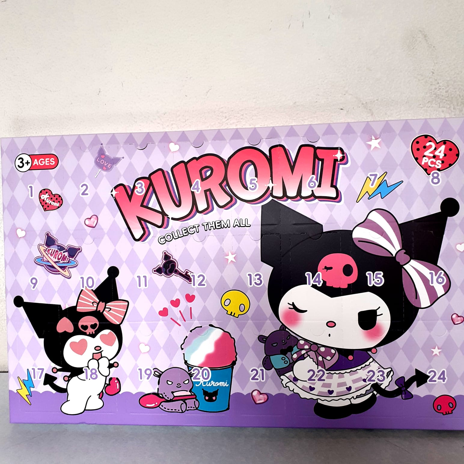 Calendario de Adviento Kuromi 24 piezas