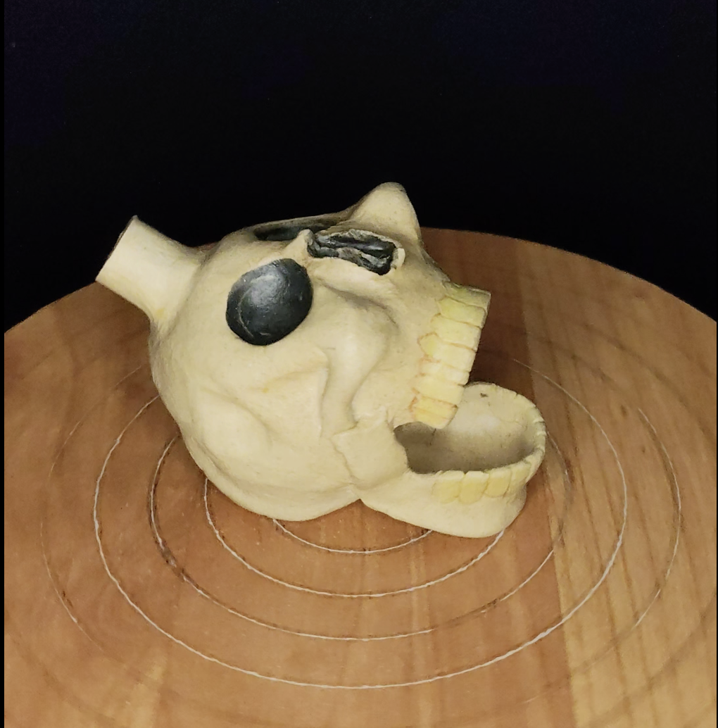 Silbato de la Muerte Mexica N.195 — Ehecachichtli · Aerófono Cerámico 2025