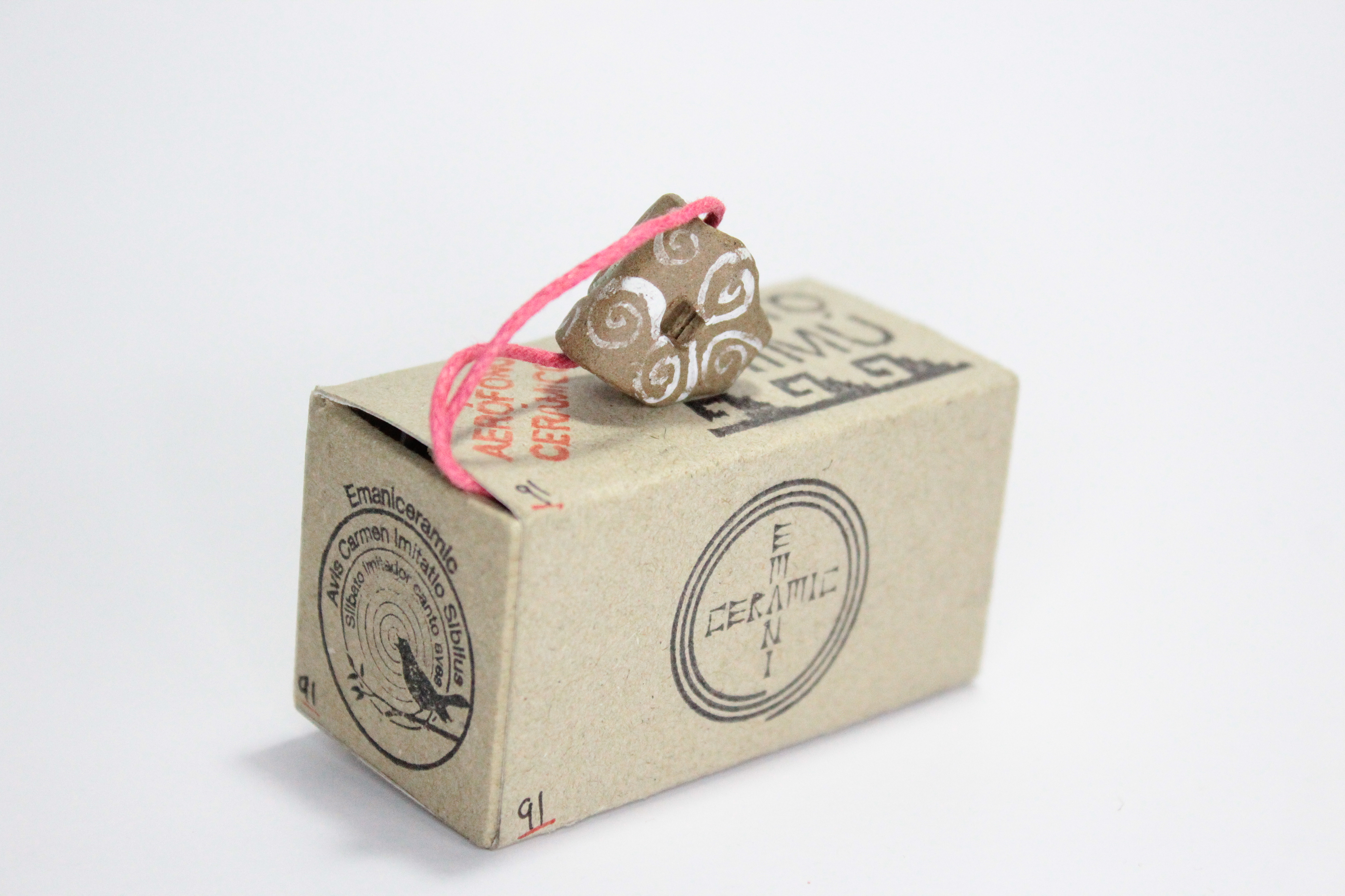 Silbato Chimú N.91 — Imitador de Canto de Aves · Aerófono Cerámico 2025