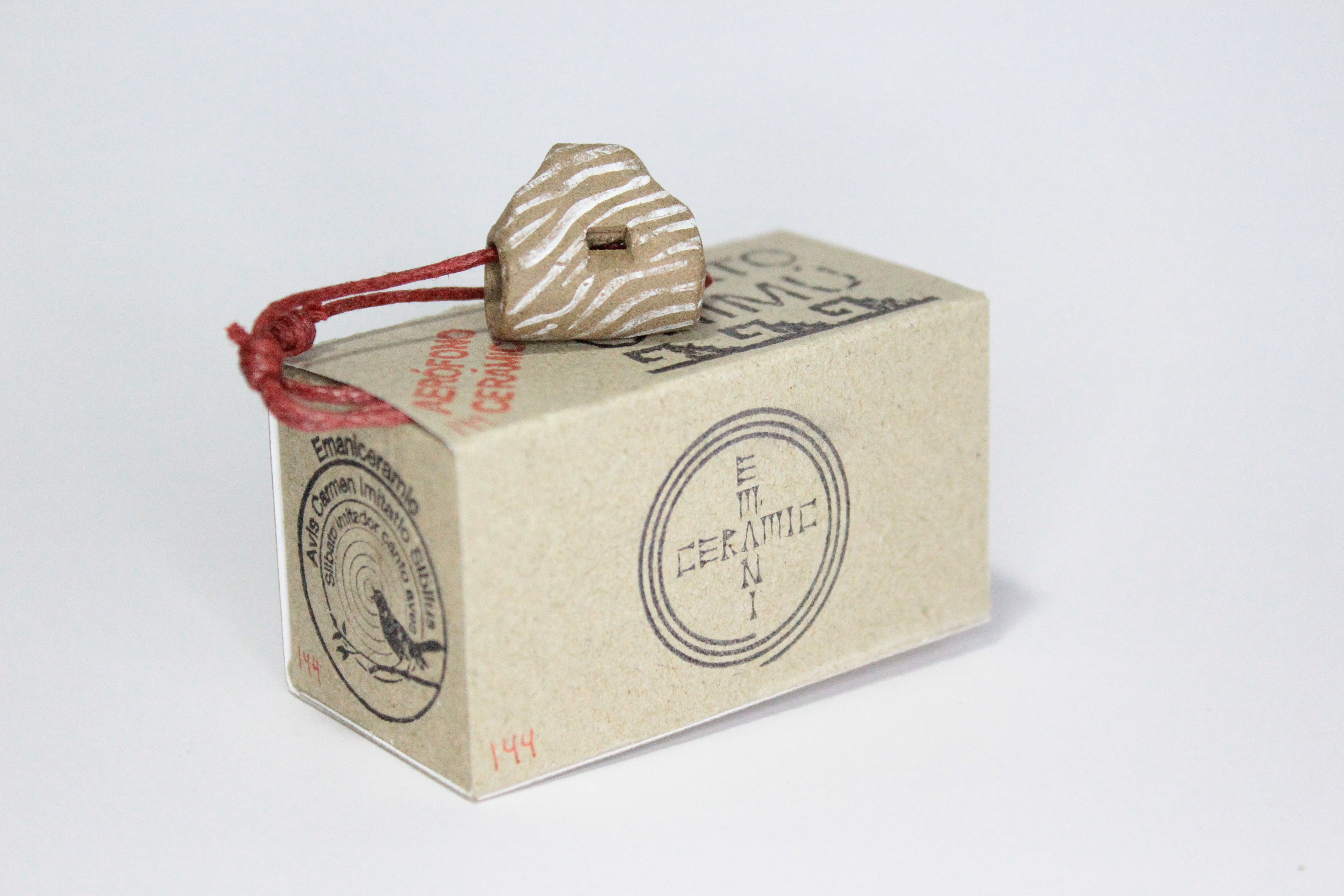 Silbato Chimú N.144 — Imitador Canto de Aves · Aerófono Cerámico 2025