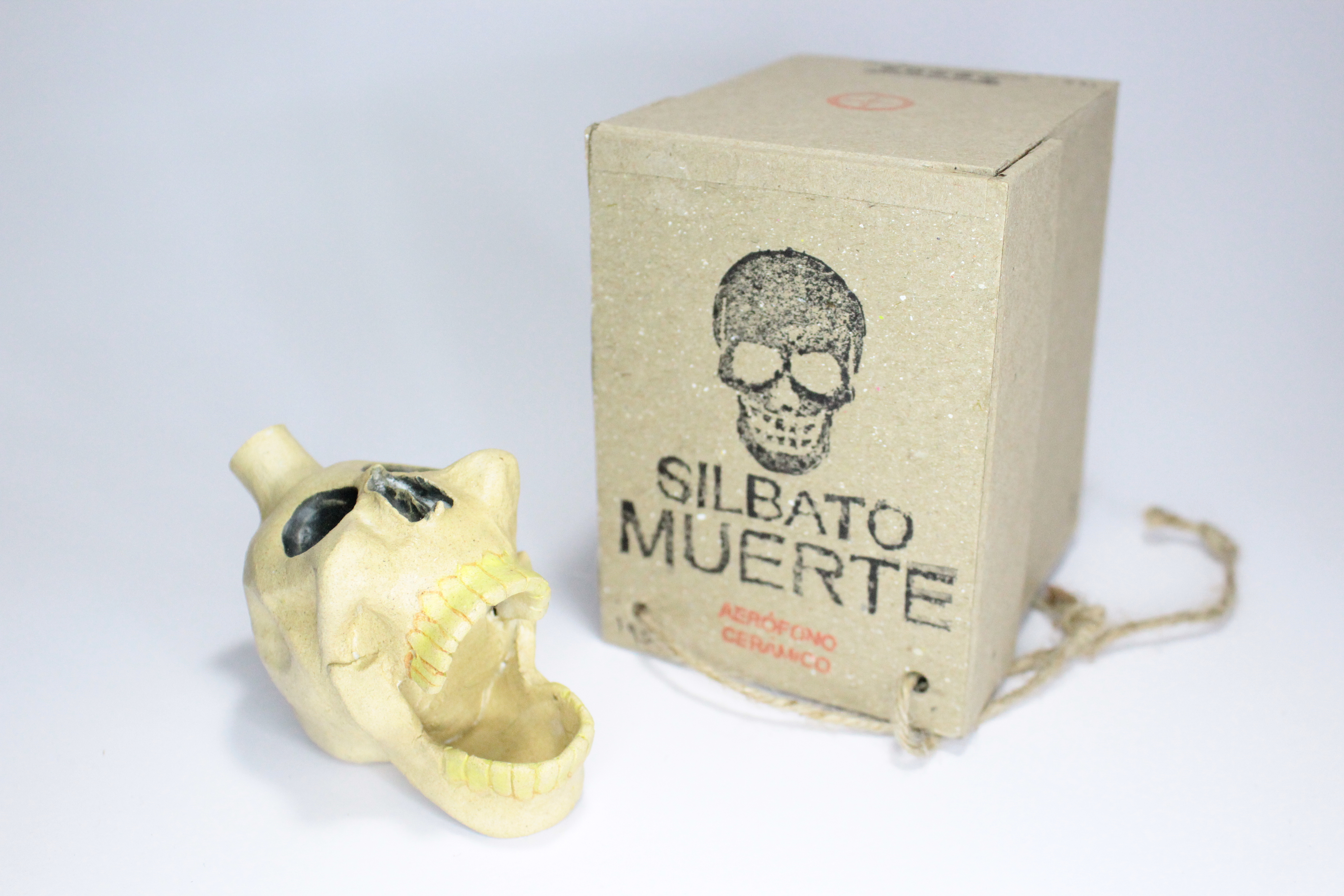 Silbato de la Muerte Mexica N.195 — Ehecachichtli · Aerófono Cerámico 2025