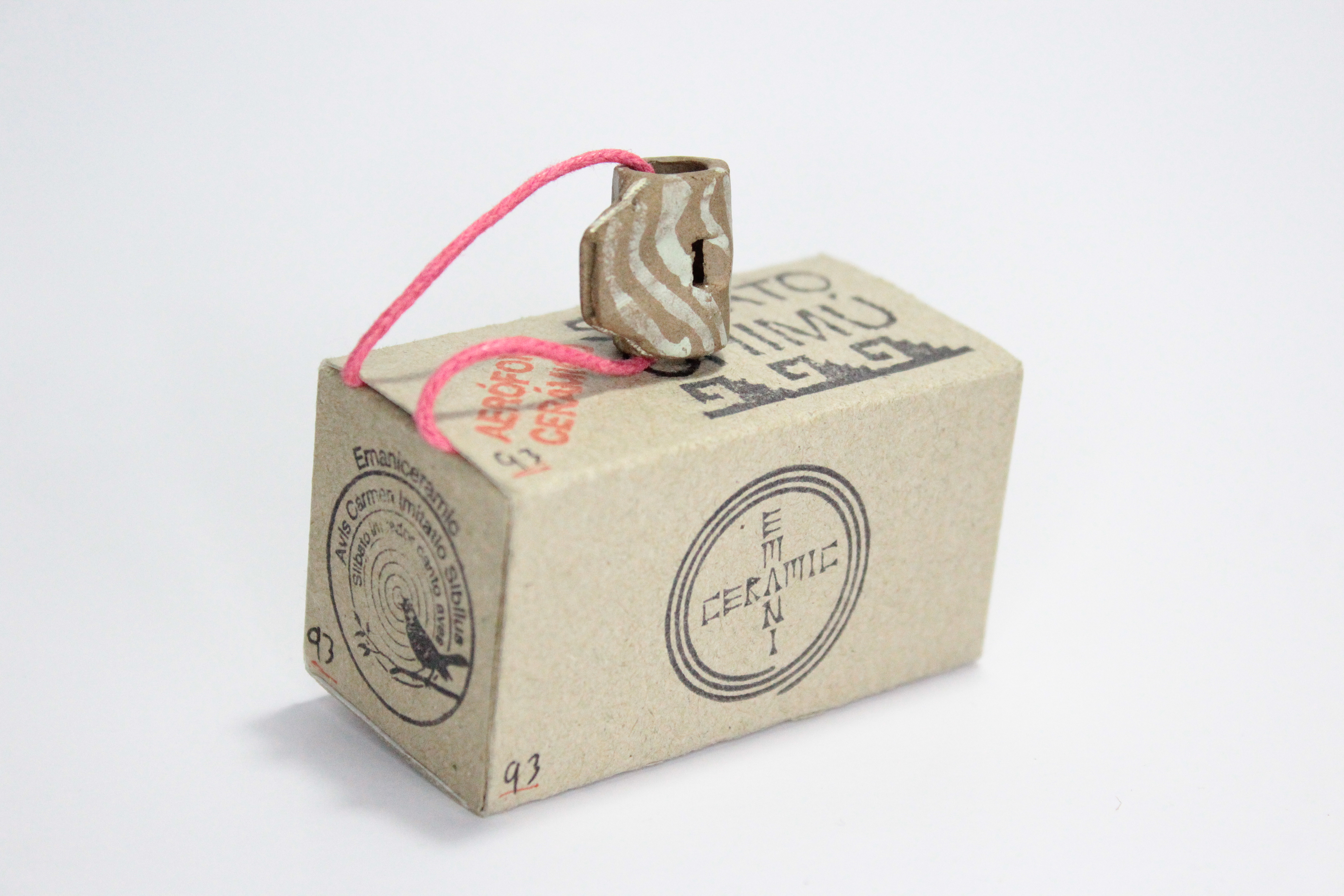 Silbato Chimú N.93 — Imitador de Canto de Aves · Aerófono Cerámico 2025