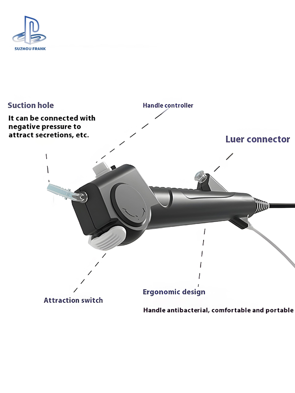 Suzhou Frank High Quality FES-Z002 Easy-to-Operate Endoscope for Pet Veterinary Therapeutic Equipment Disposable Flexible Bronchoscope