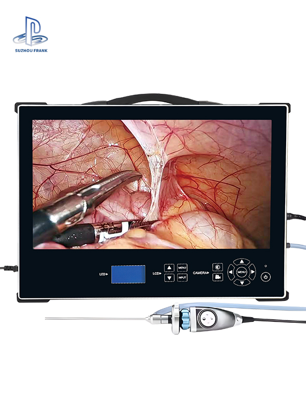 Suzhou Frank Medical Full HD Endoscopic Camera System USB HDMI SDI DVI BNC  120W LED Lamp Power