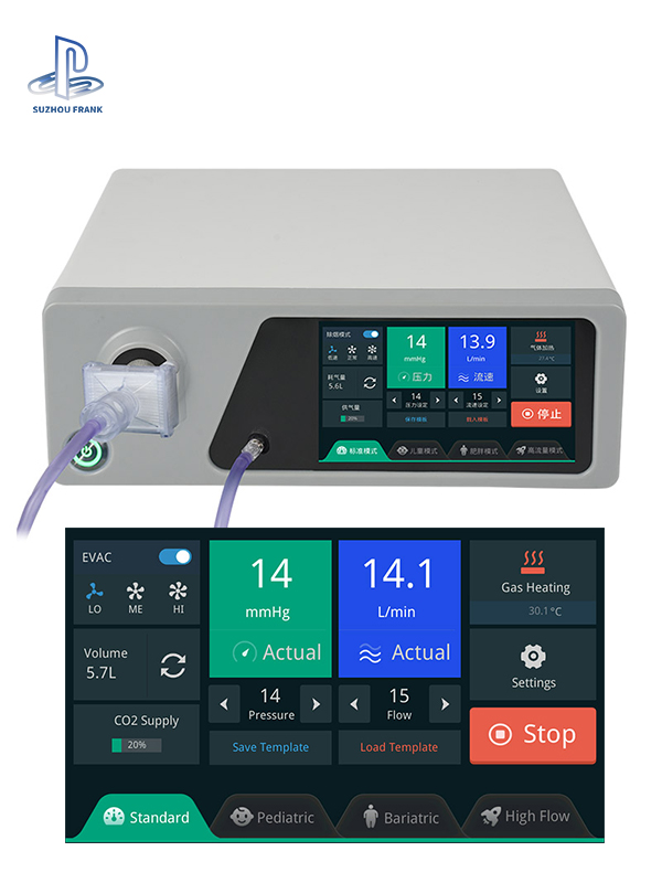 Suzhou Frank Manufacturer High Quality 30L 40L 50L Image Diagnostic Equipment Medical CO2 Insuffla