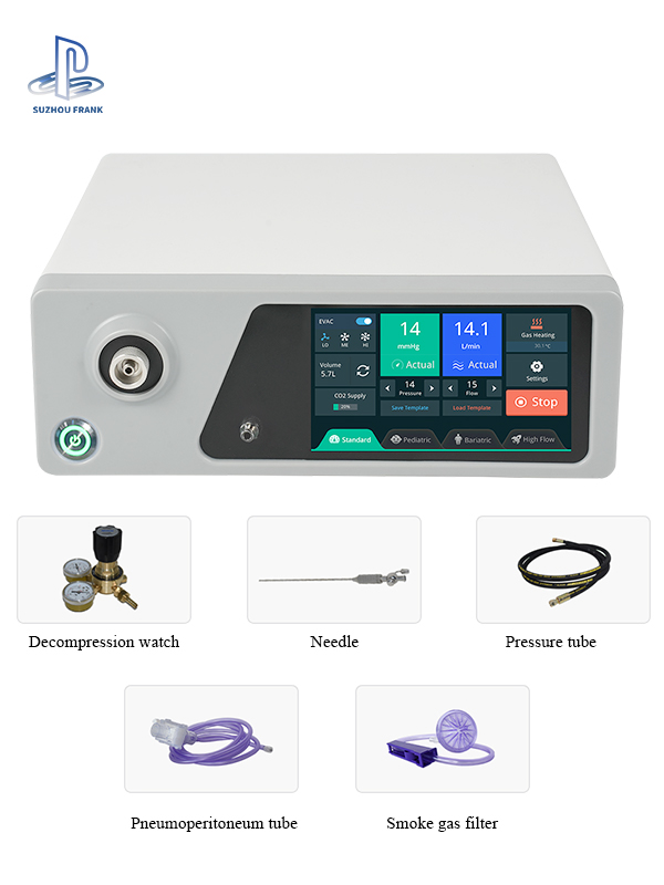 Suzhou Frank Manufacturer High Quality 30L 40L 50L Image Diagnostic Equipment Medical CO2 Insuffla