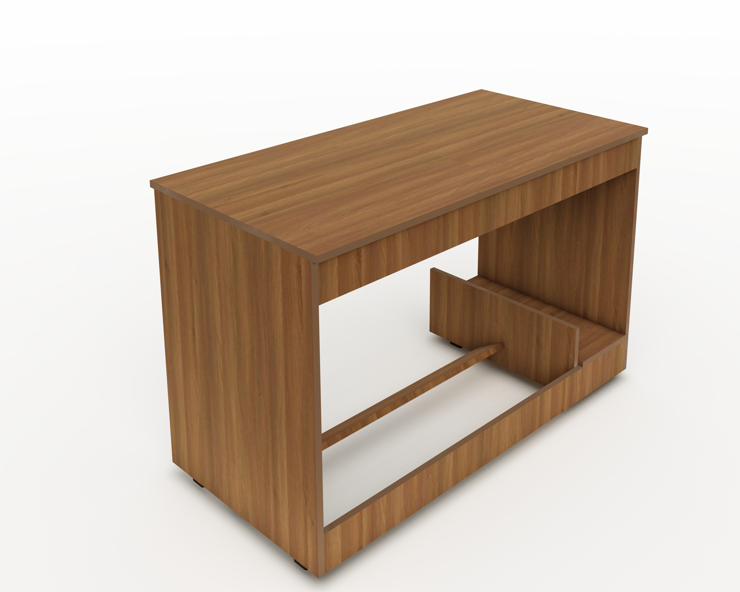 Home/Office Computer table-Crack Wood Cherry finish