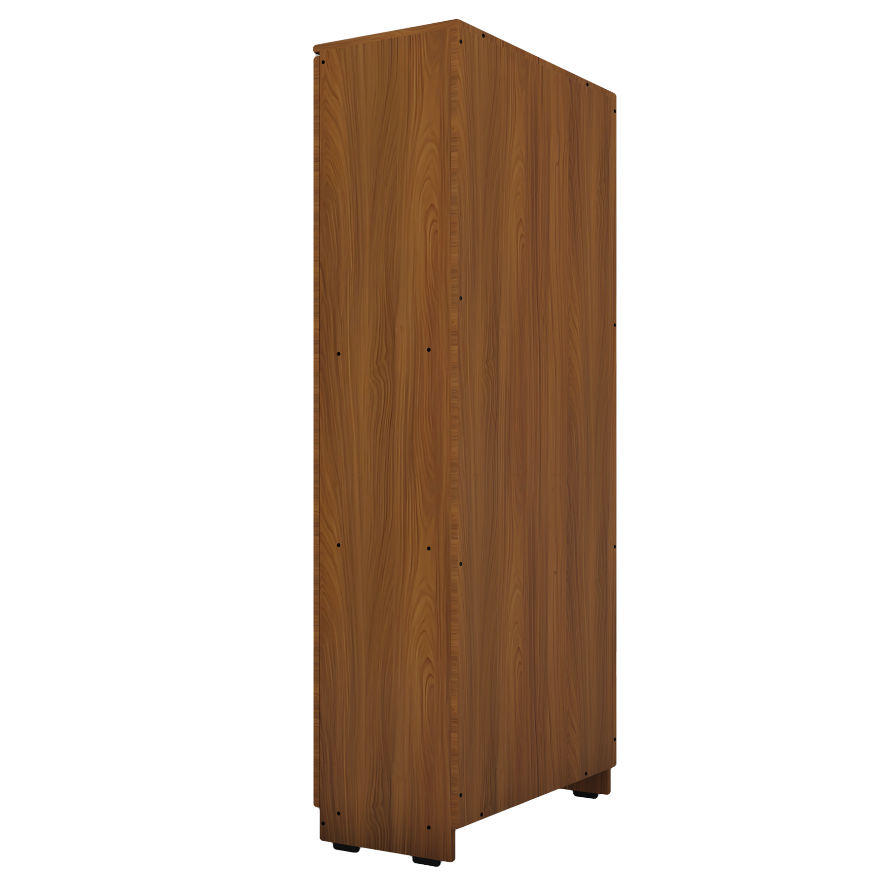 2-Door Engineered Wood Wardrobe – Turkish WD Cherry Finish  