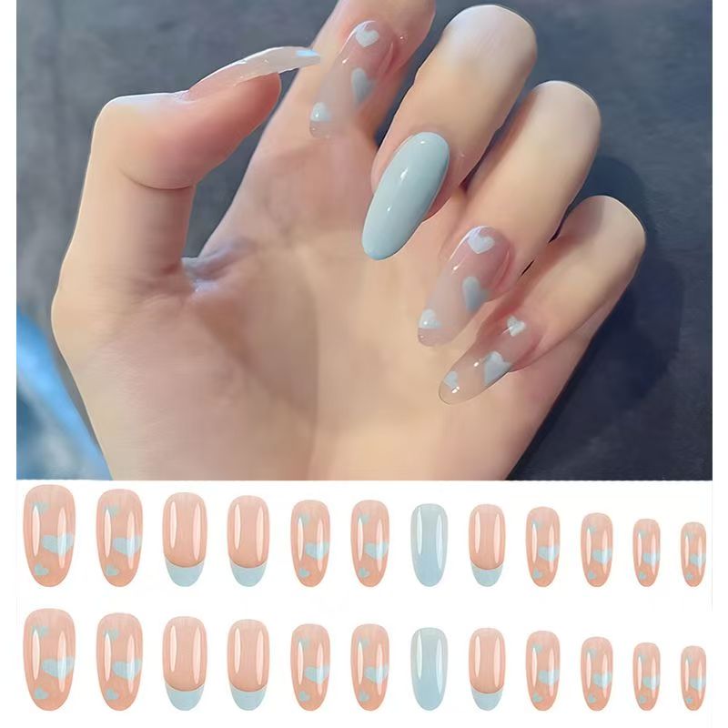 Nail stickers pure white diamond nail stickers high-end wearable nail stickers