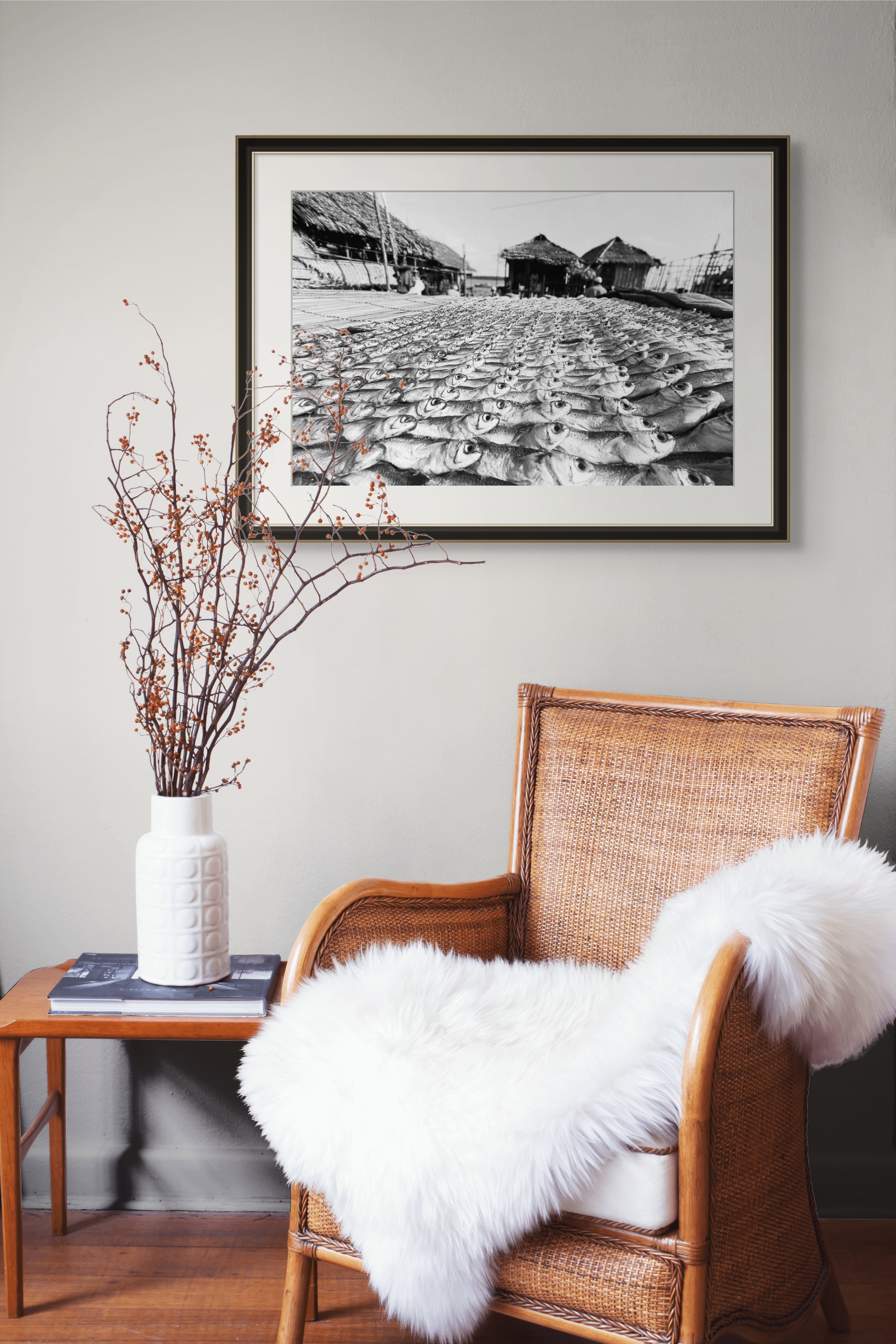 Coastal Fine Art Photography | Traditional Fishing Industry Documentary Marine Life Culture Black and White Print