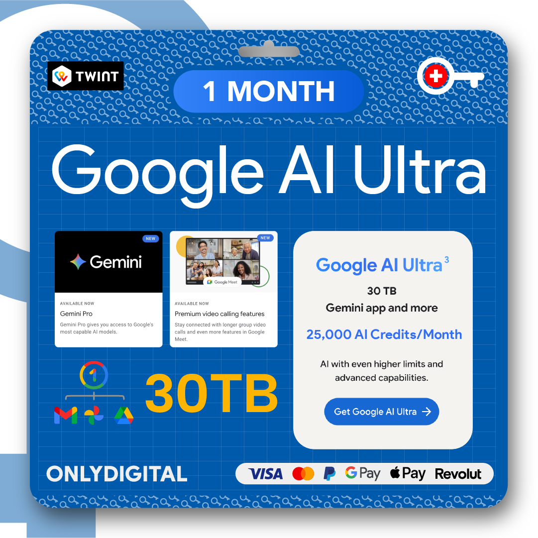 Google AI Pro/Ultra / Gemini Pro / Veo3 / Google One 2TB / Flow / Labs