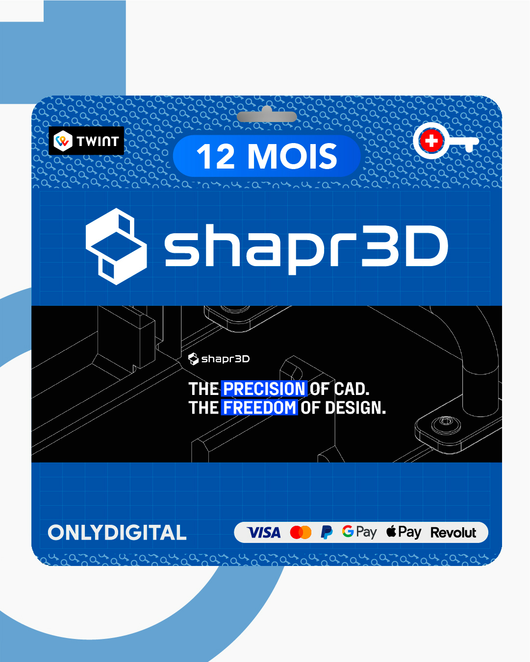 Shapr3D Pro - 12 mois