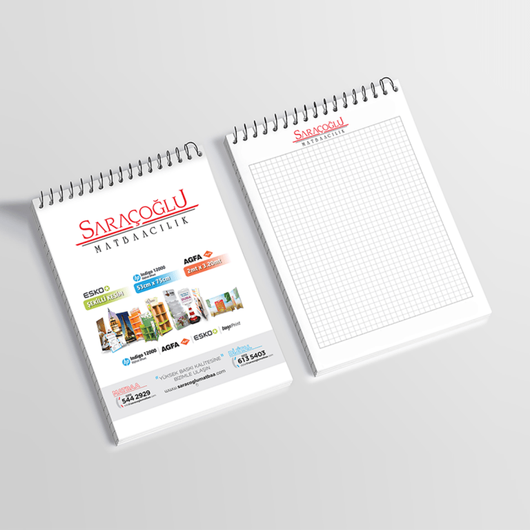 Üstten Spiralli Bloknot