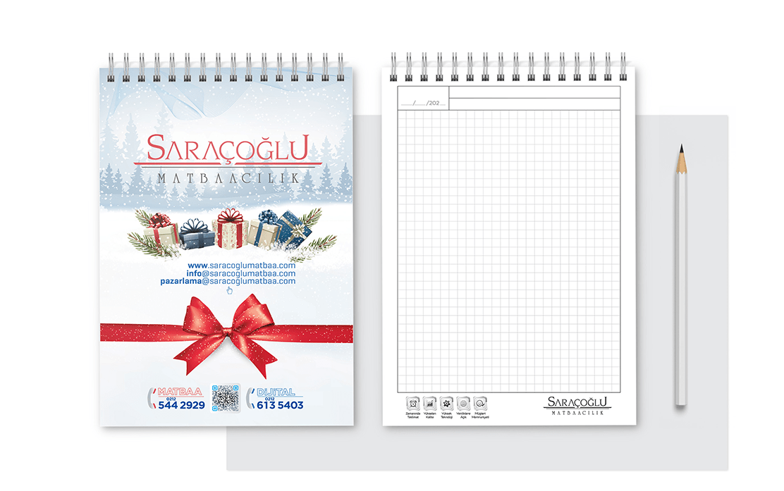 Üstten Spiralli Bloknot