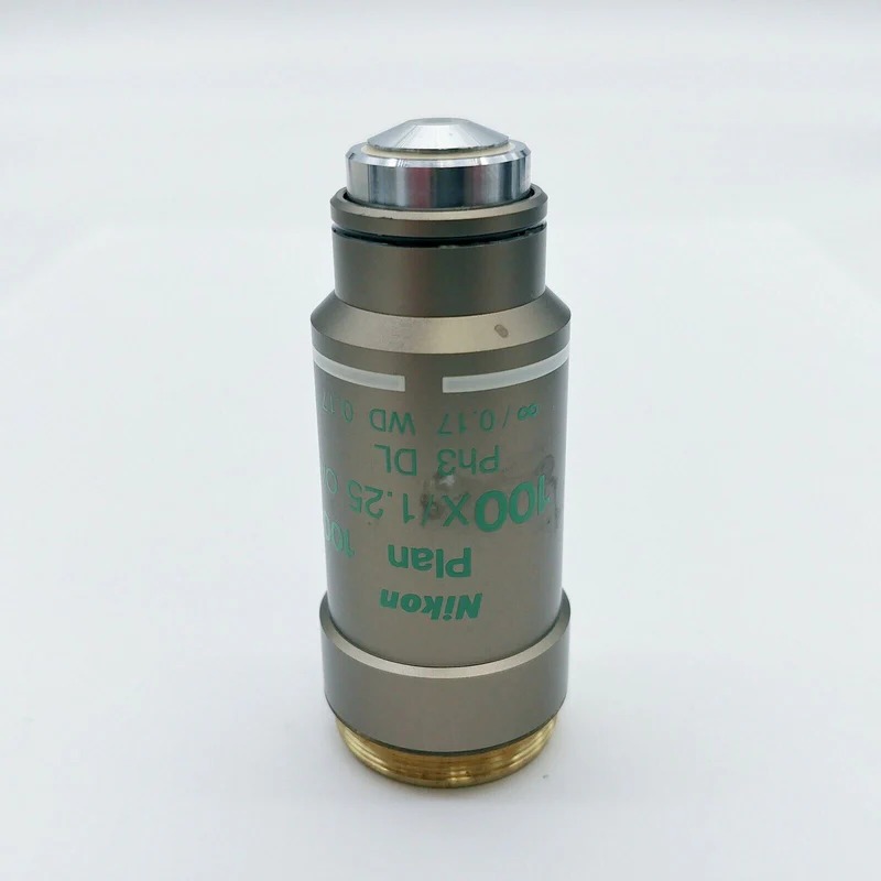 Nikon Microscope Objective Plan 100x Oil Ph3 Phase Contrast for Eclipse Series