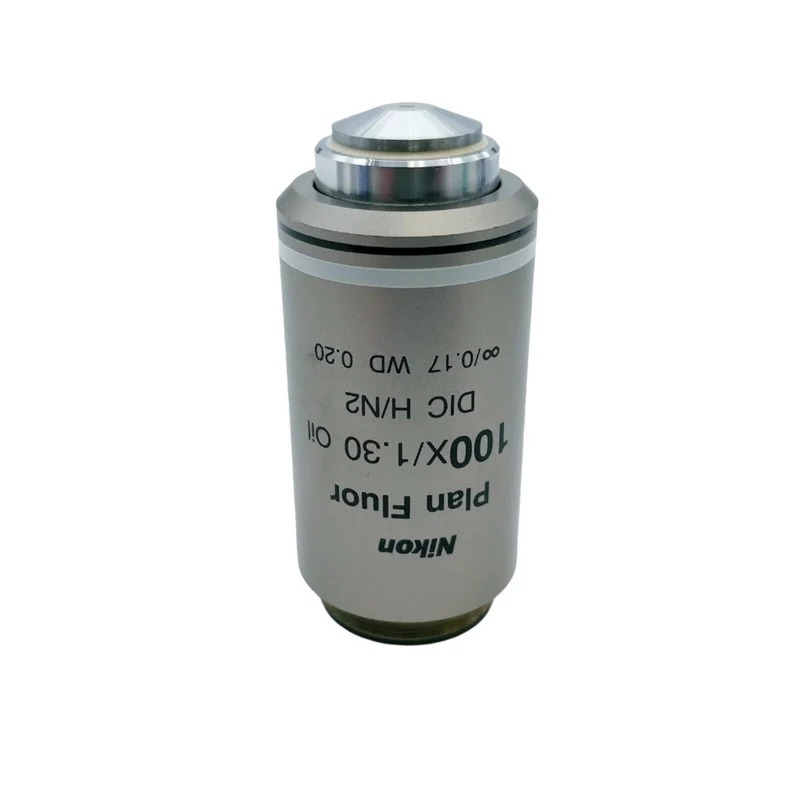 Nikon Microscope Objective CFI Plan Fluor 100x 1.30 Oil DIC H/N2 ∞/0.17