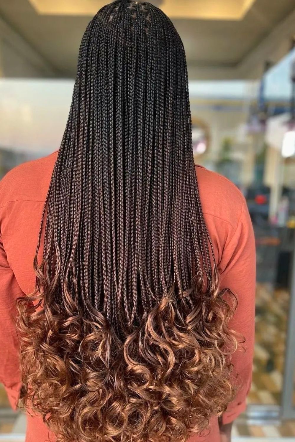 French curl braids