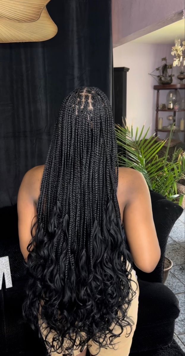French curl braids
