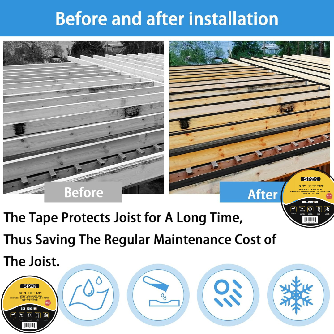 Durable Joist Decking Tape Roll USA | SPZK Waterproof Seal