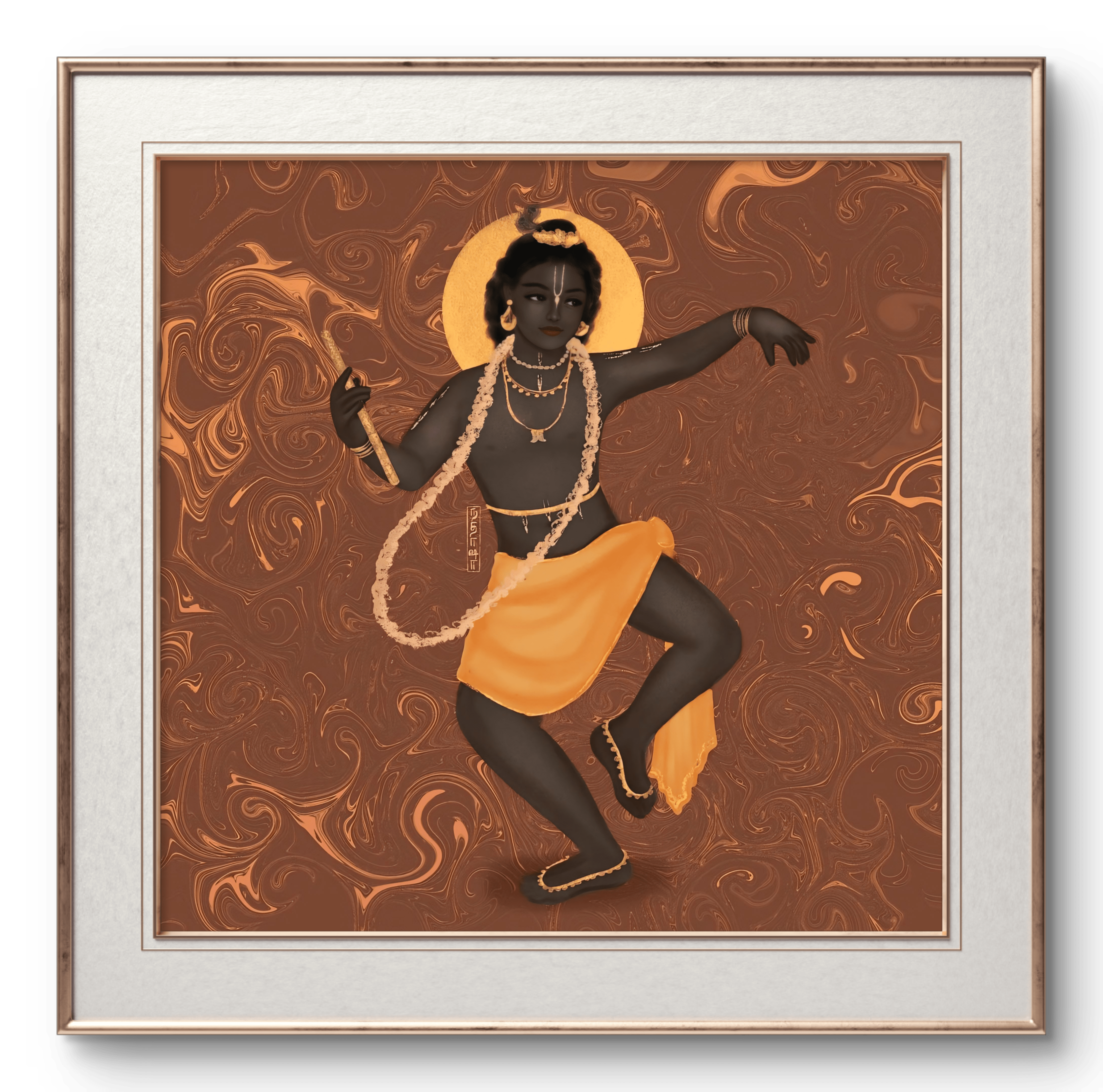 Lord Krishna Dancing Figure
