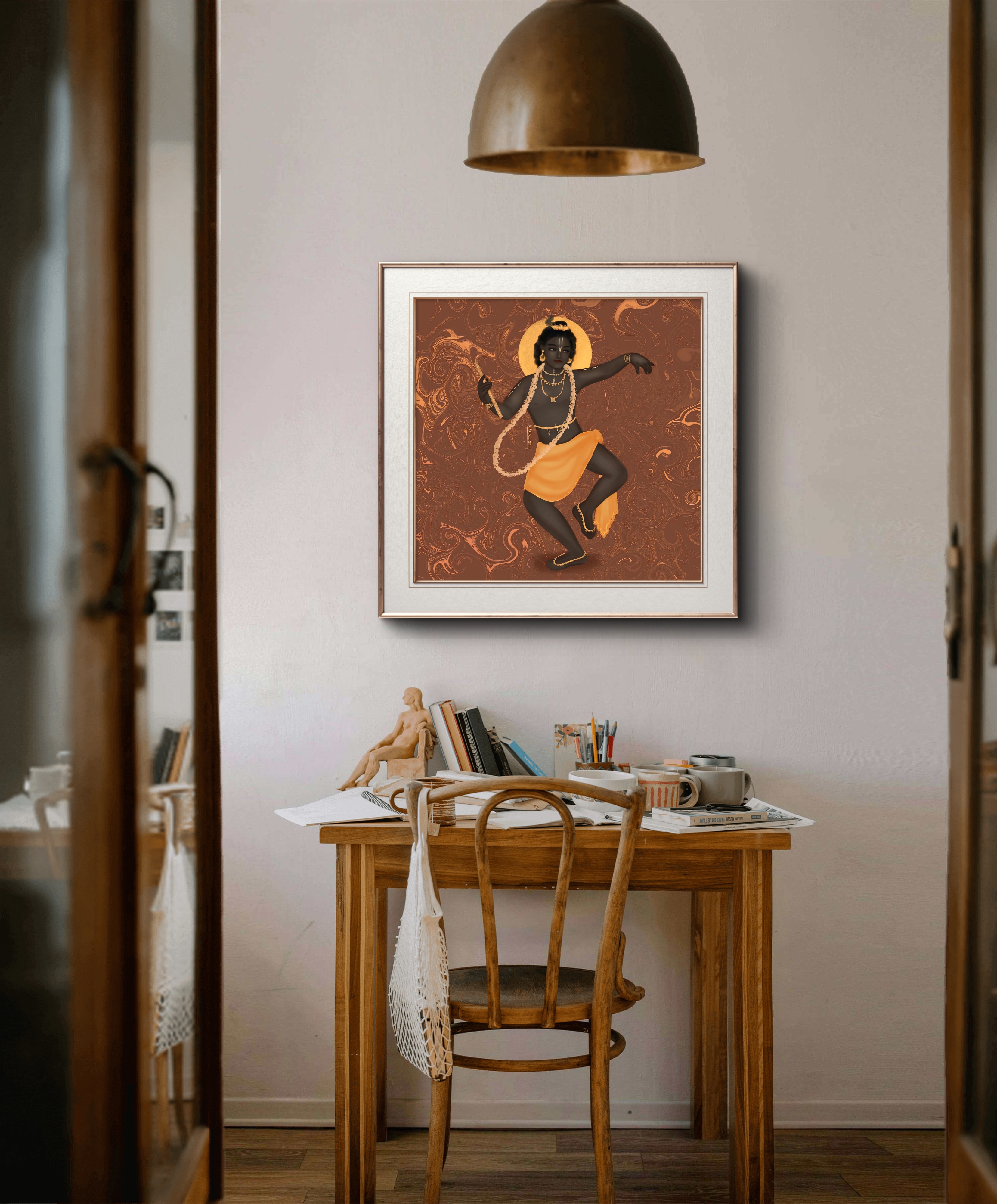 Lord Krishna Dancing Figure