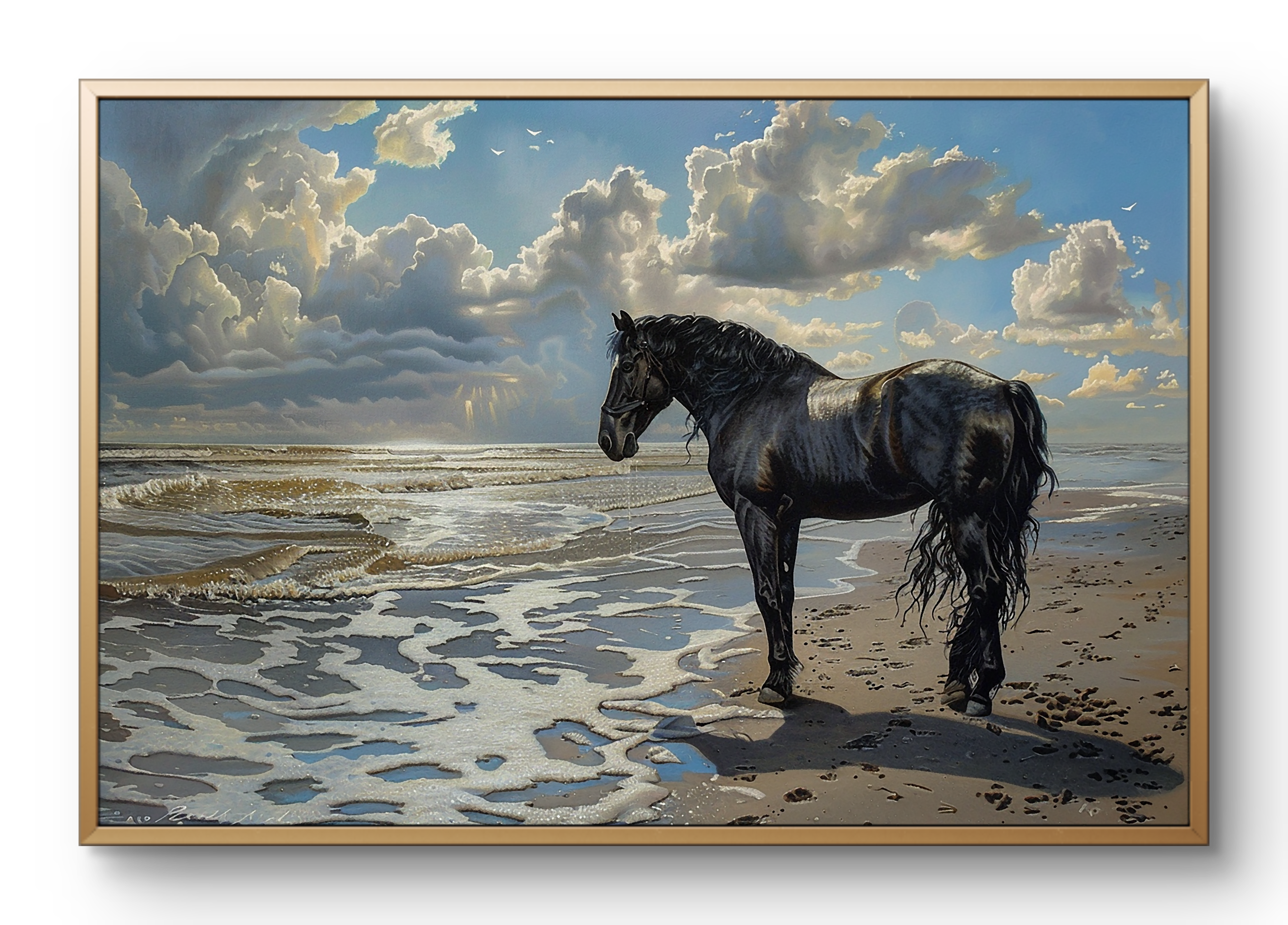Horse on the Beach